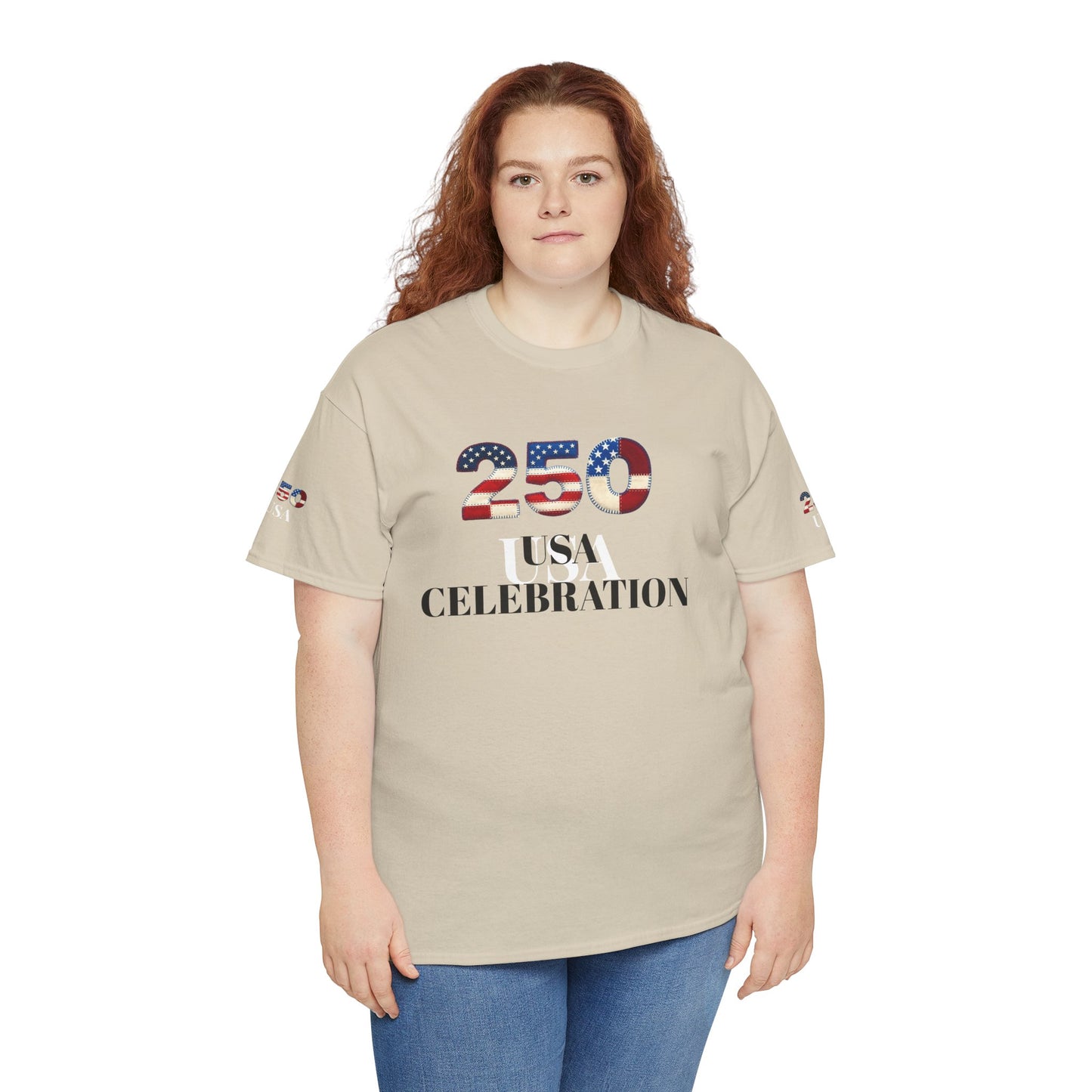 250 USA Celebration T‑Shirt — Patriotic 4th of July Tee