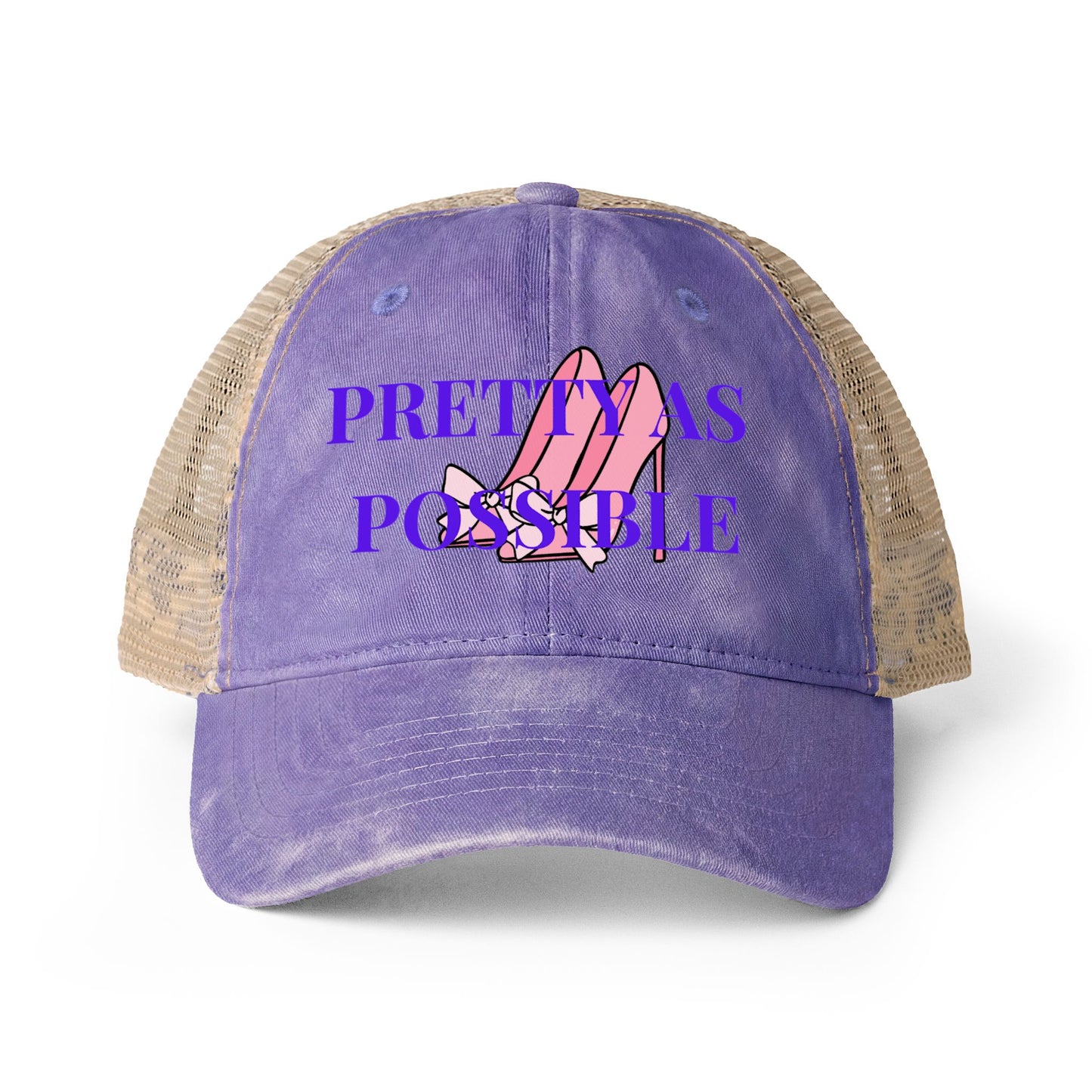 Women's Washed Mesh-Back Cap