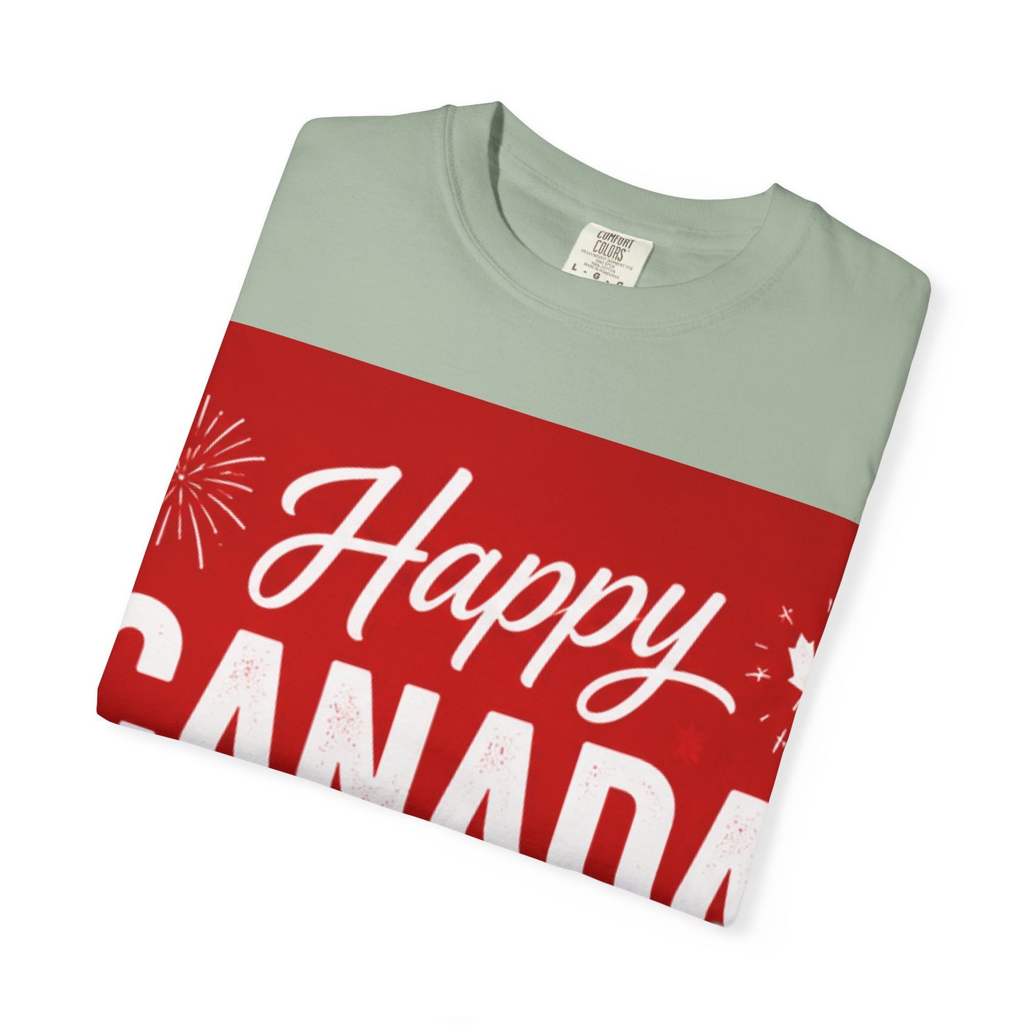 Happy Canada Day T-Shirt — Red Maple Leaf Canada Day Tee