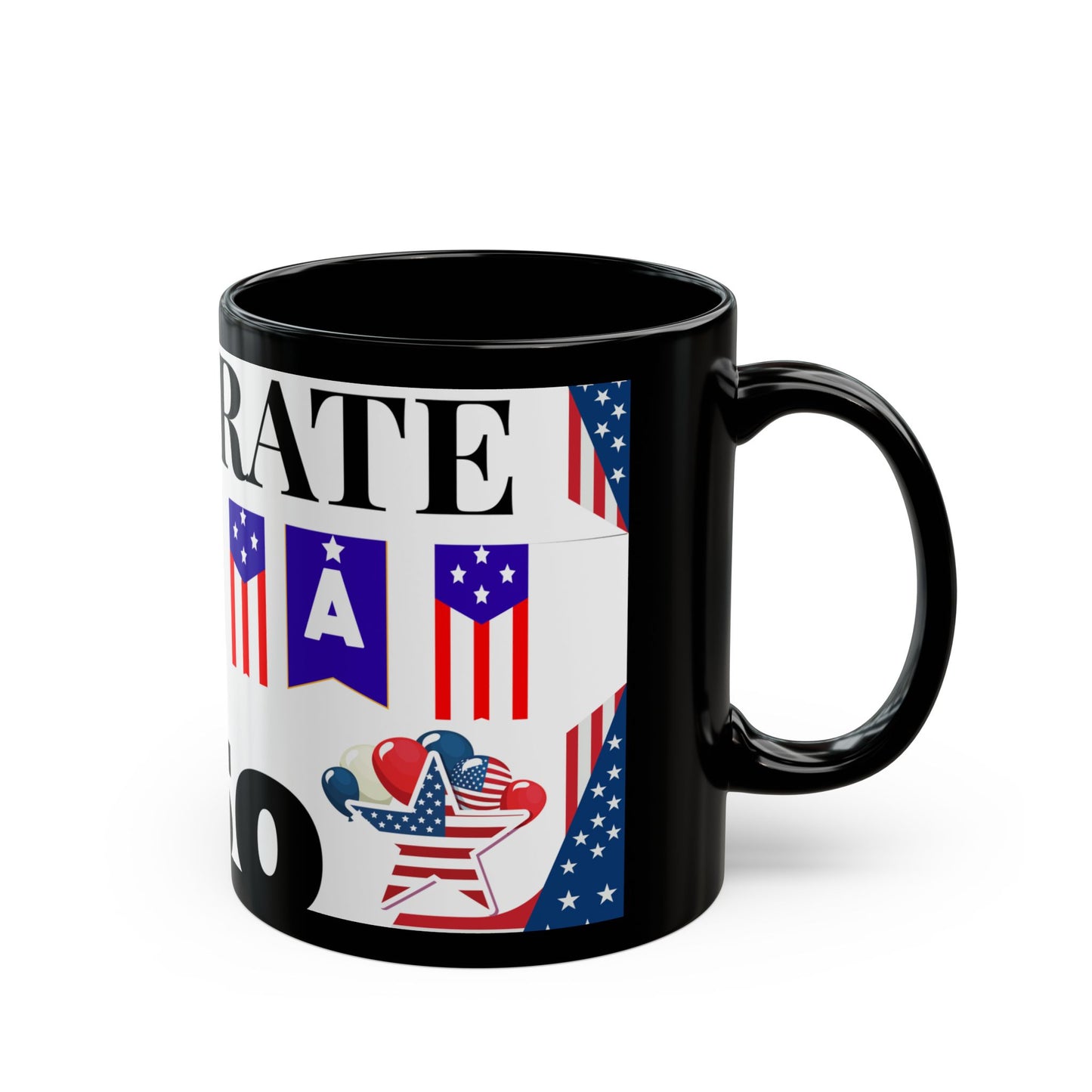 Celebrate USA 250 Mug | American Flag Fireworks Independence Day
