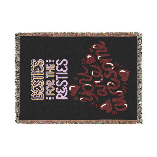 Restless for the Restless Heart Graphic Woven Blanket | Cozy Throw