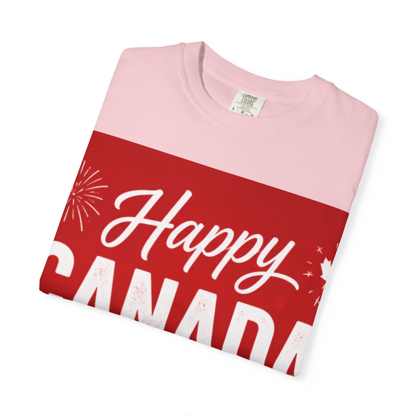 Happy Canada Day T-Shirt — Red Maple Leaf Canada Day Tee