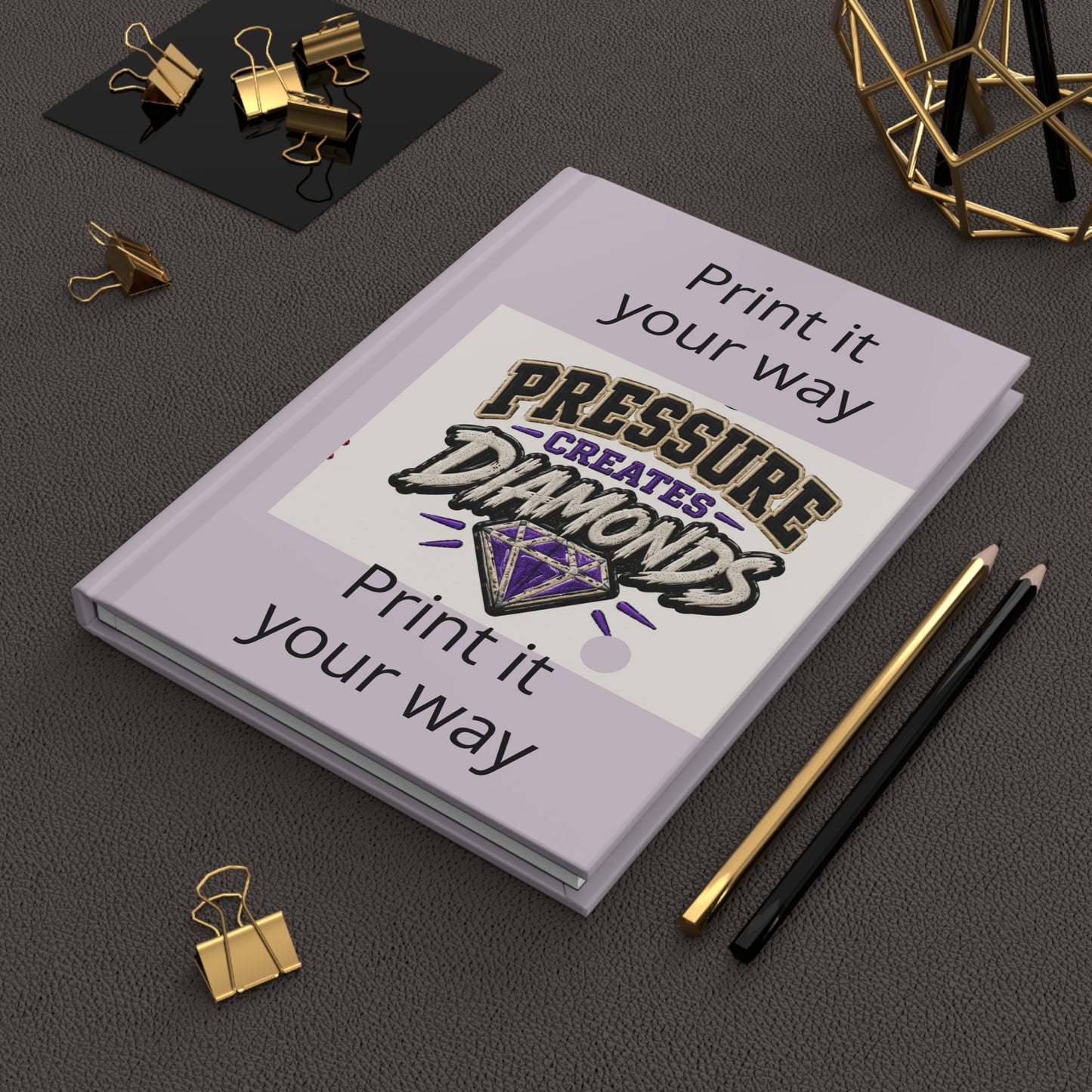 A good listing description provides detailed, engaging information about the product — Hardcover Journal