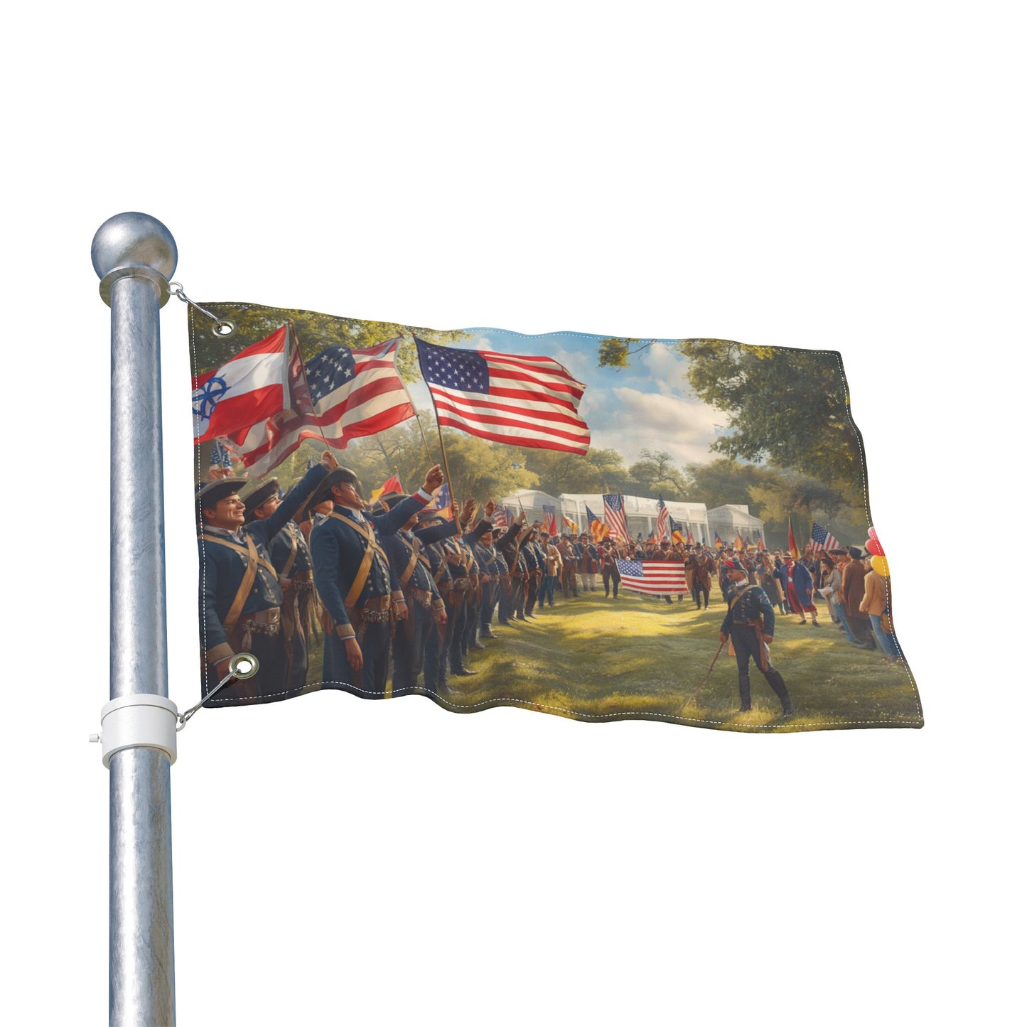 Historic usa flag