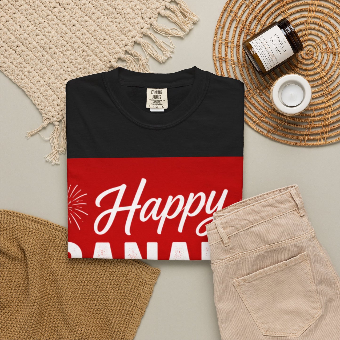 Happy Canada Day T-Shirt — Red Maple Leaf Canada Day Tee