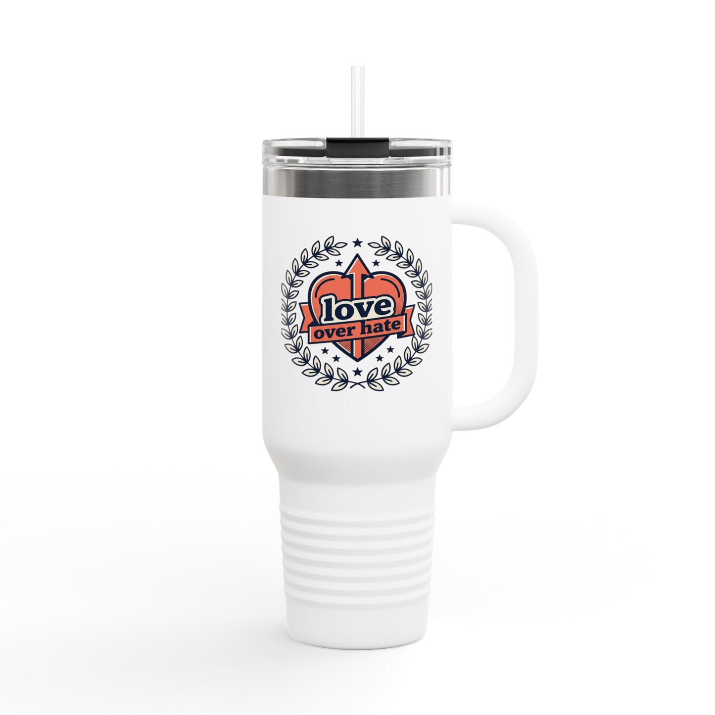 40oz Insulated Travel Mug — Multipack Sizes (White or Transparent)