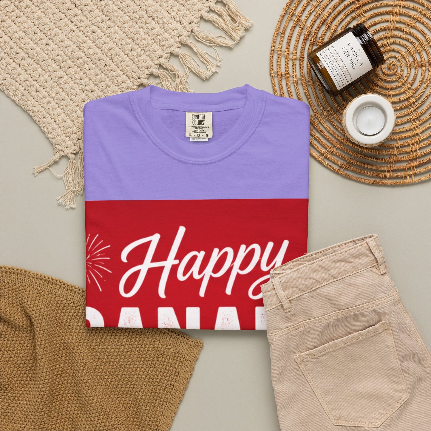 Happy Canada Day T-Shirt — Red Maple Leaf Canada Day Tee