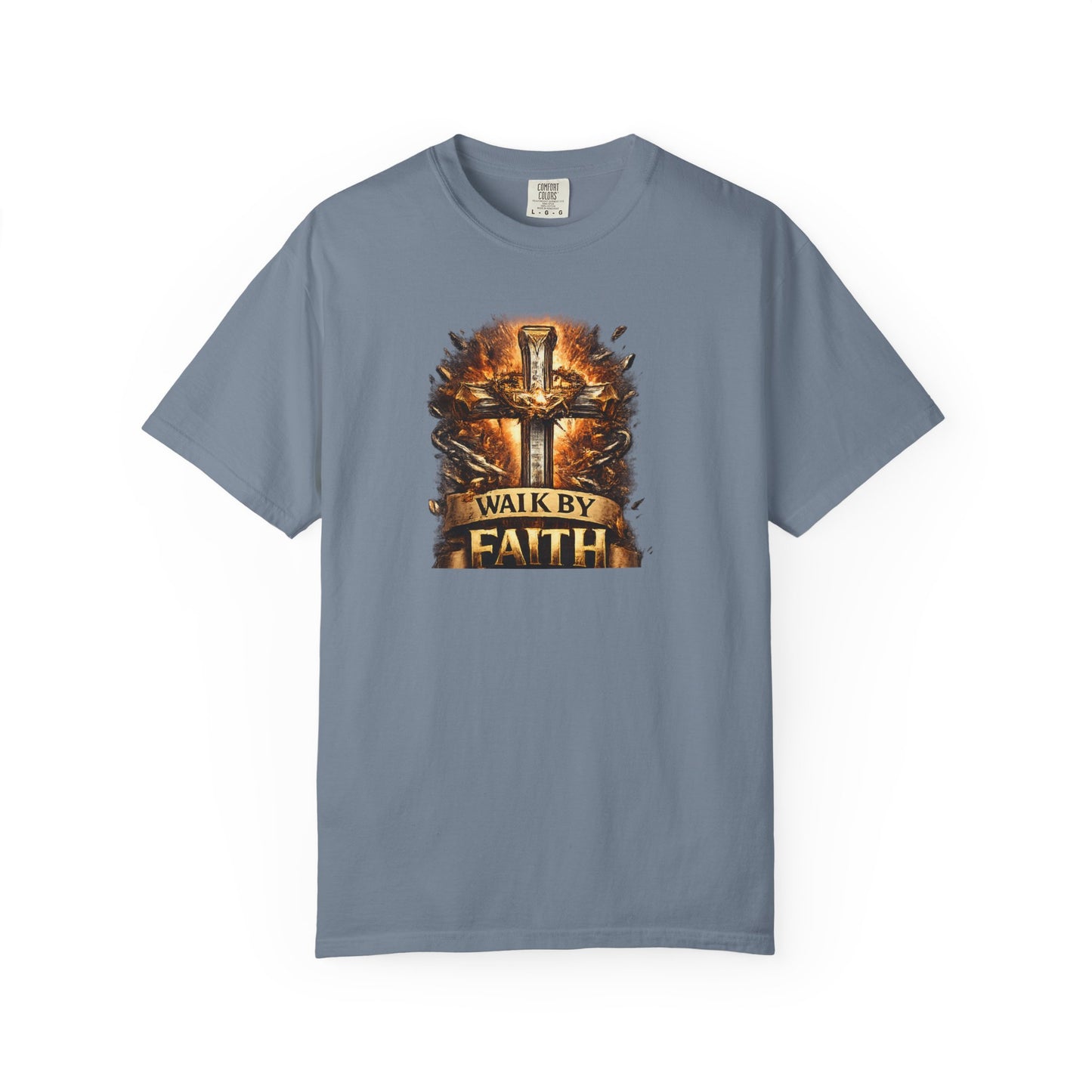 Walk By Faith T-Shirt — Christian Armor Graphic Tee
