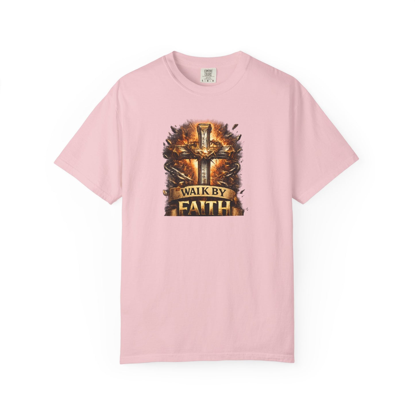 Walk By Faith T-Shirt — Christian Armor Graphic Tee