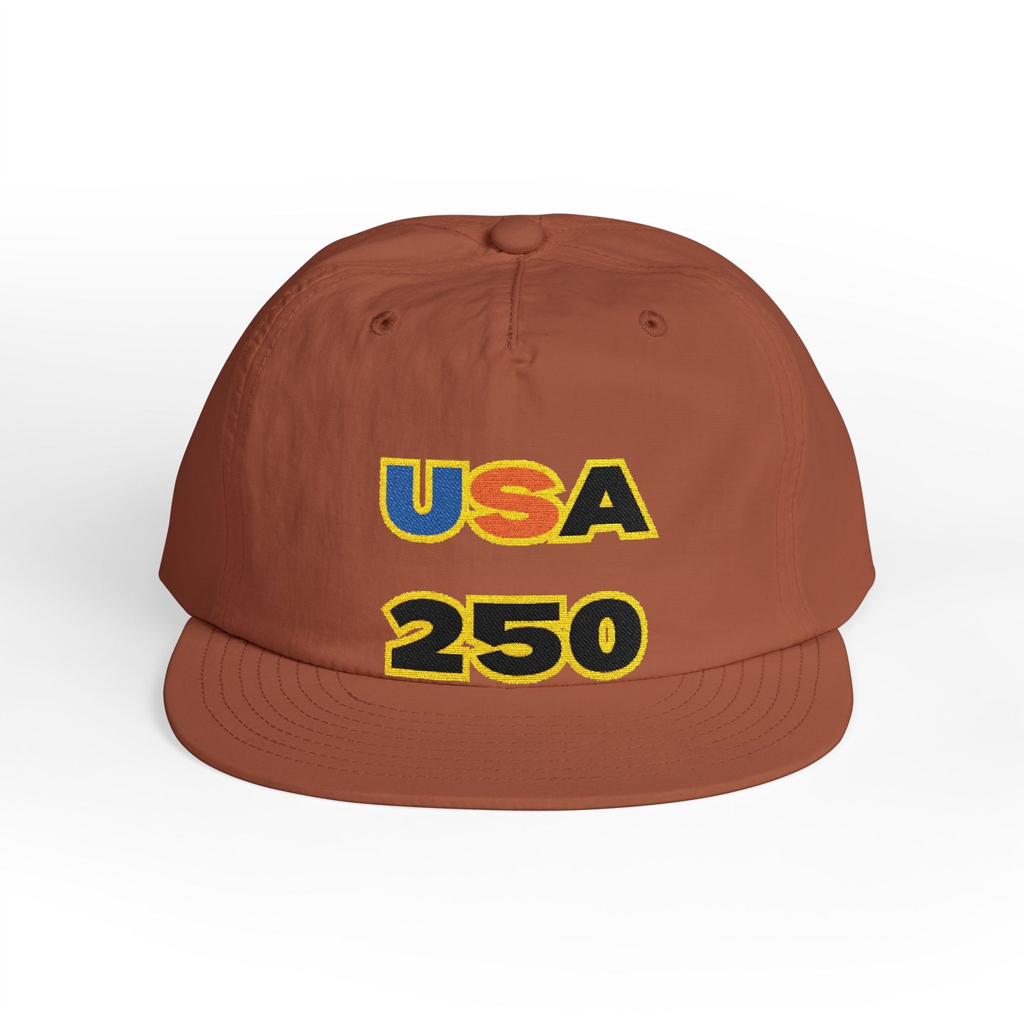 USA 250 Surf Cap | Embroidered Trucker Hat, White Snapback