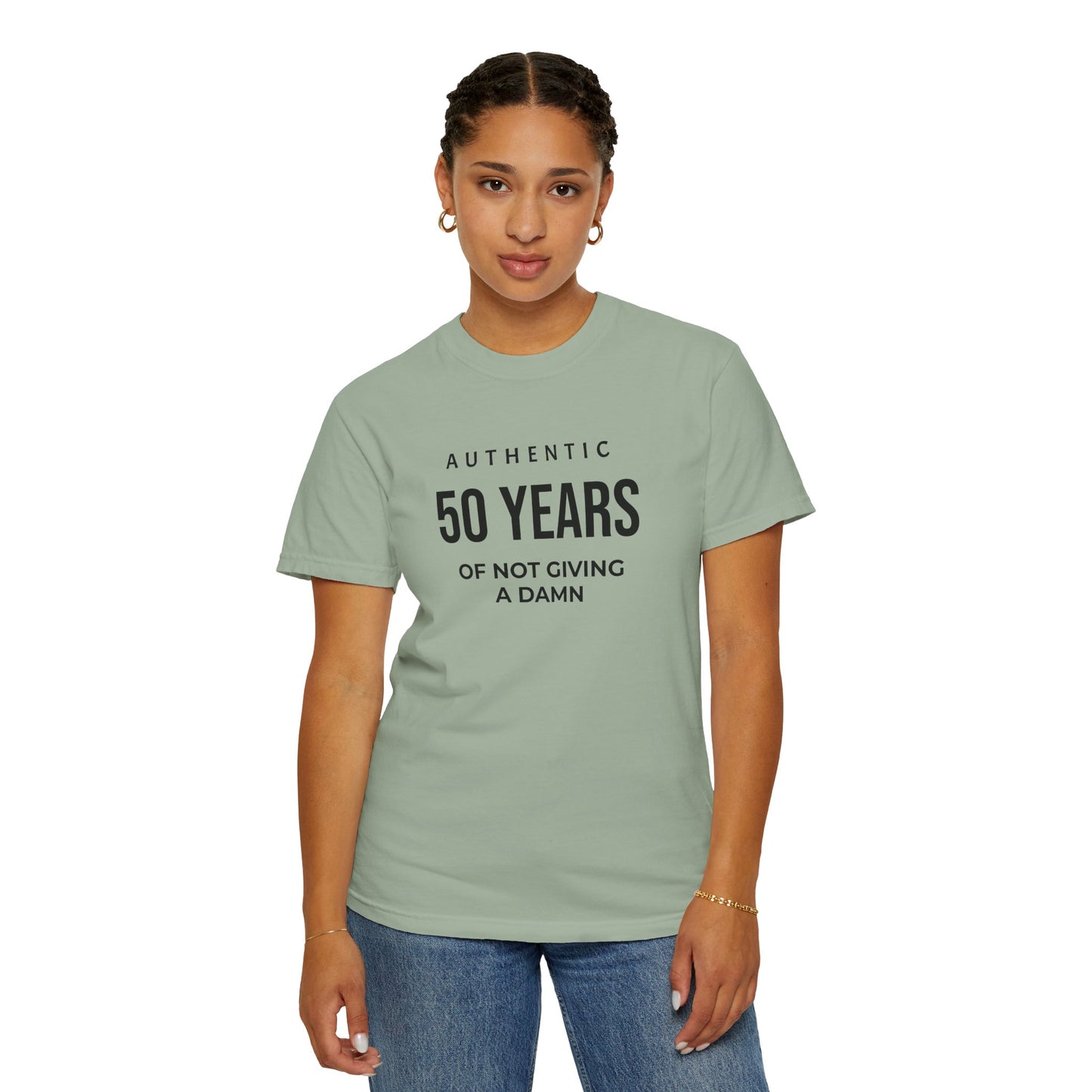 50 Years of Not Giving a Damn T-Shirt — Funny 50th Birthday Tee
