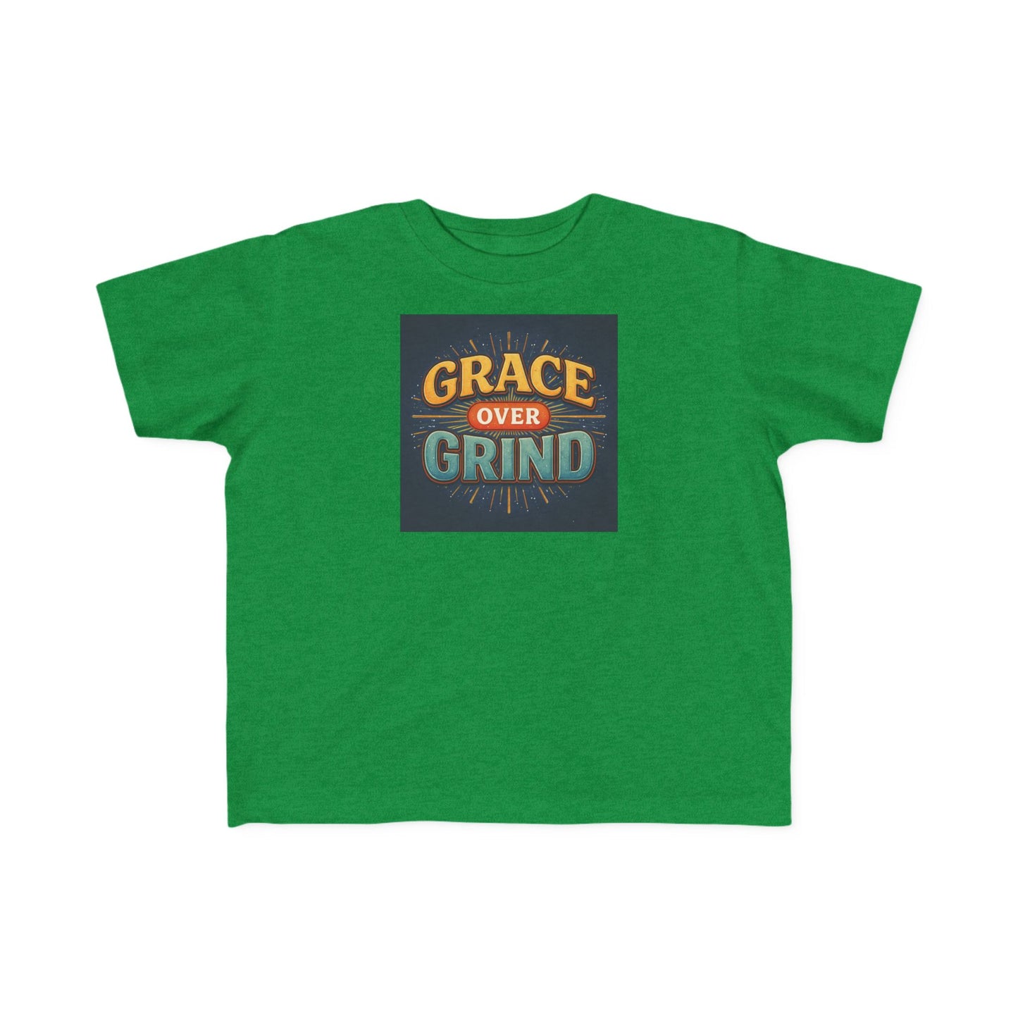 Grace Over Grind Retro Inspirational Toddler T-Shirt