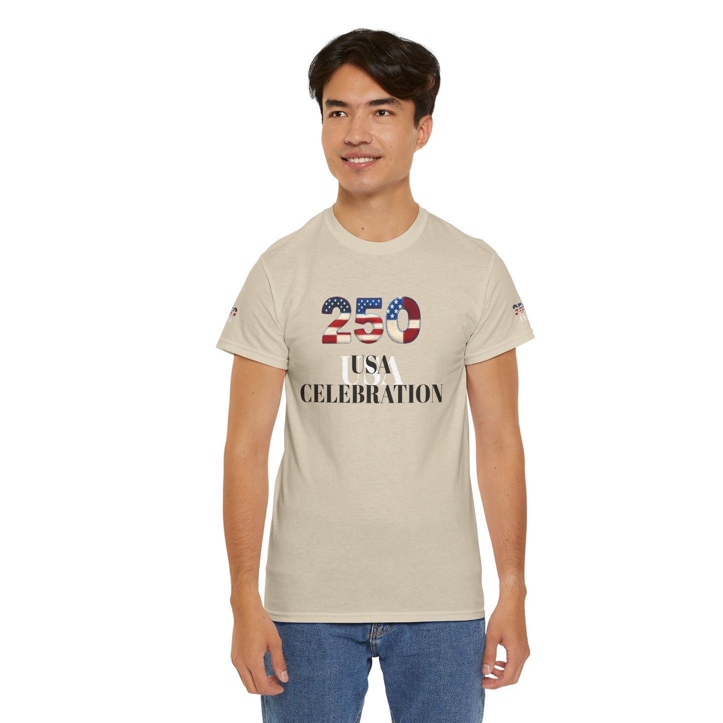 250 USA Celebration T‑Shirt — Patriotic 4th of July Tee