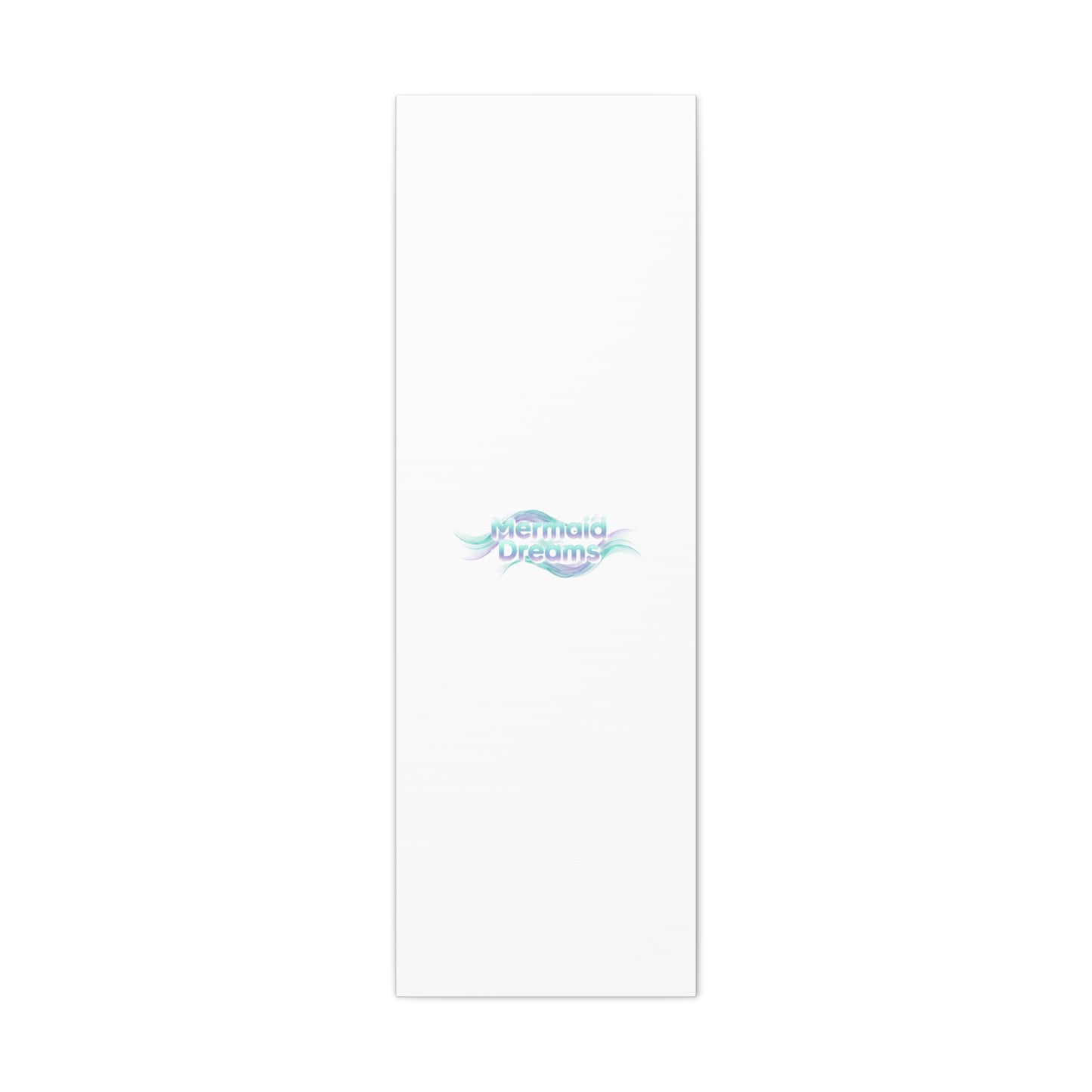 Mermaid Dreams Matte Canvas | iridescent text, pearly word accent