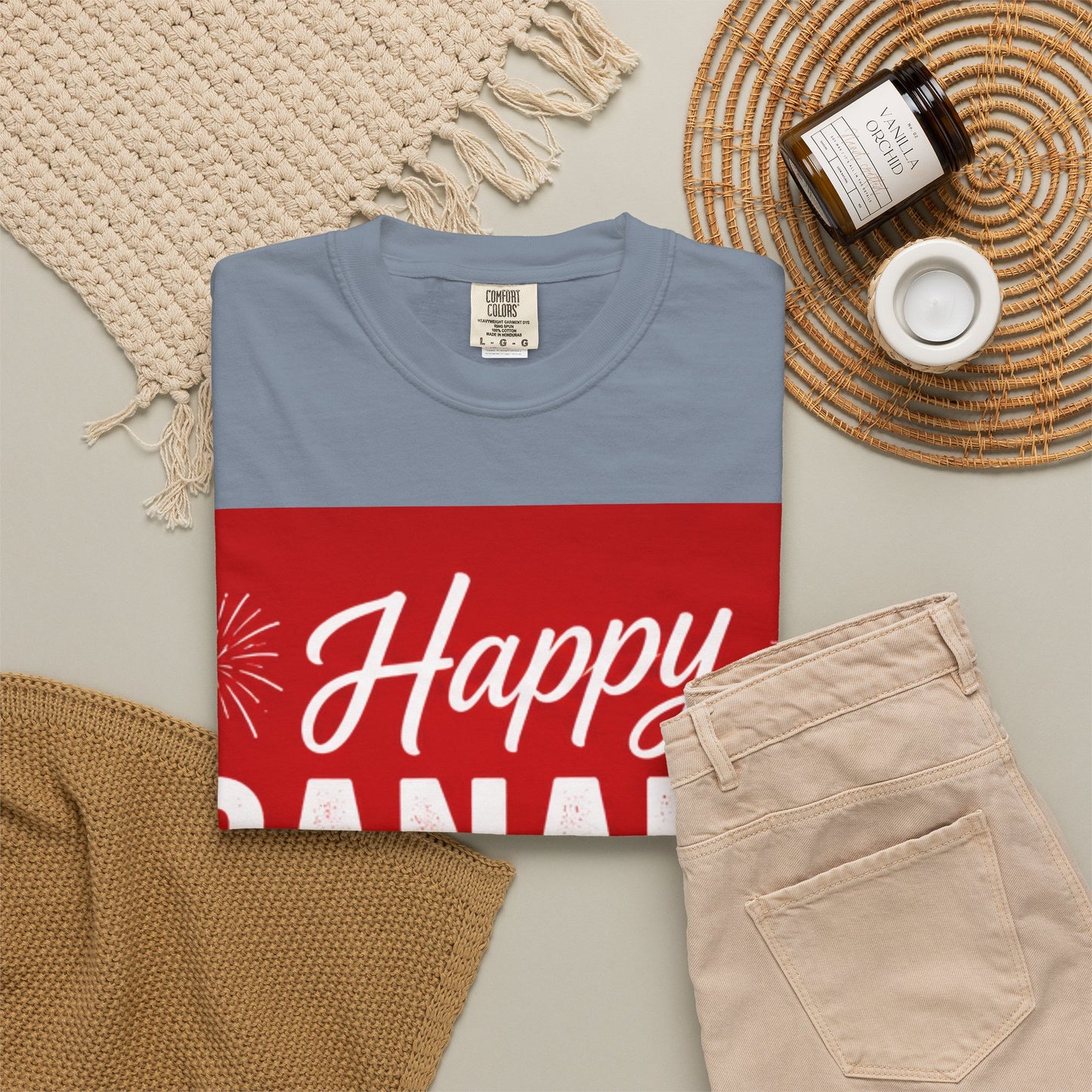 Happy Canada Day T-Shirt — Red Maple Leaf Canada Day Tee