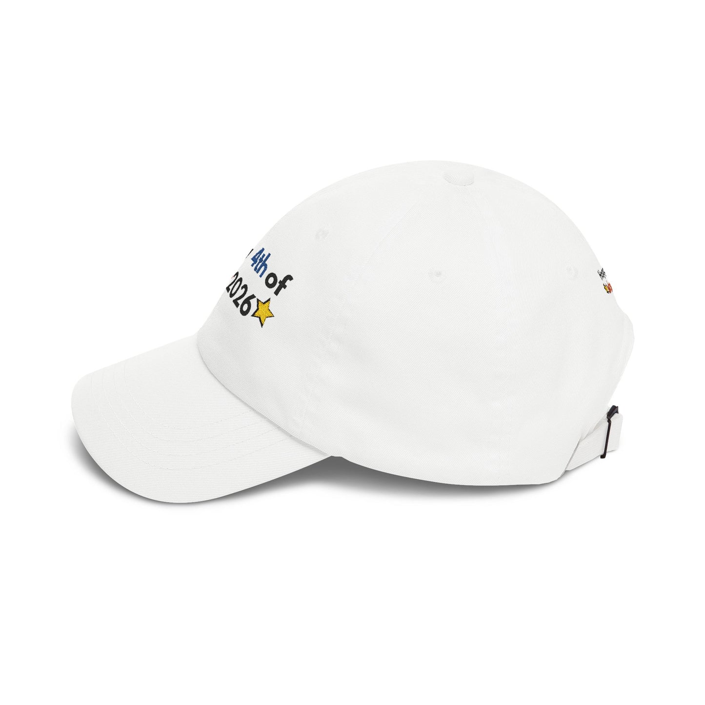 Happy 4th of July 2026 Dad Cap | Patriotic Embroidered Baseball Hat