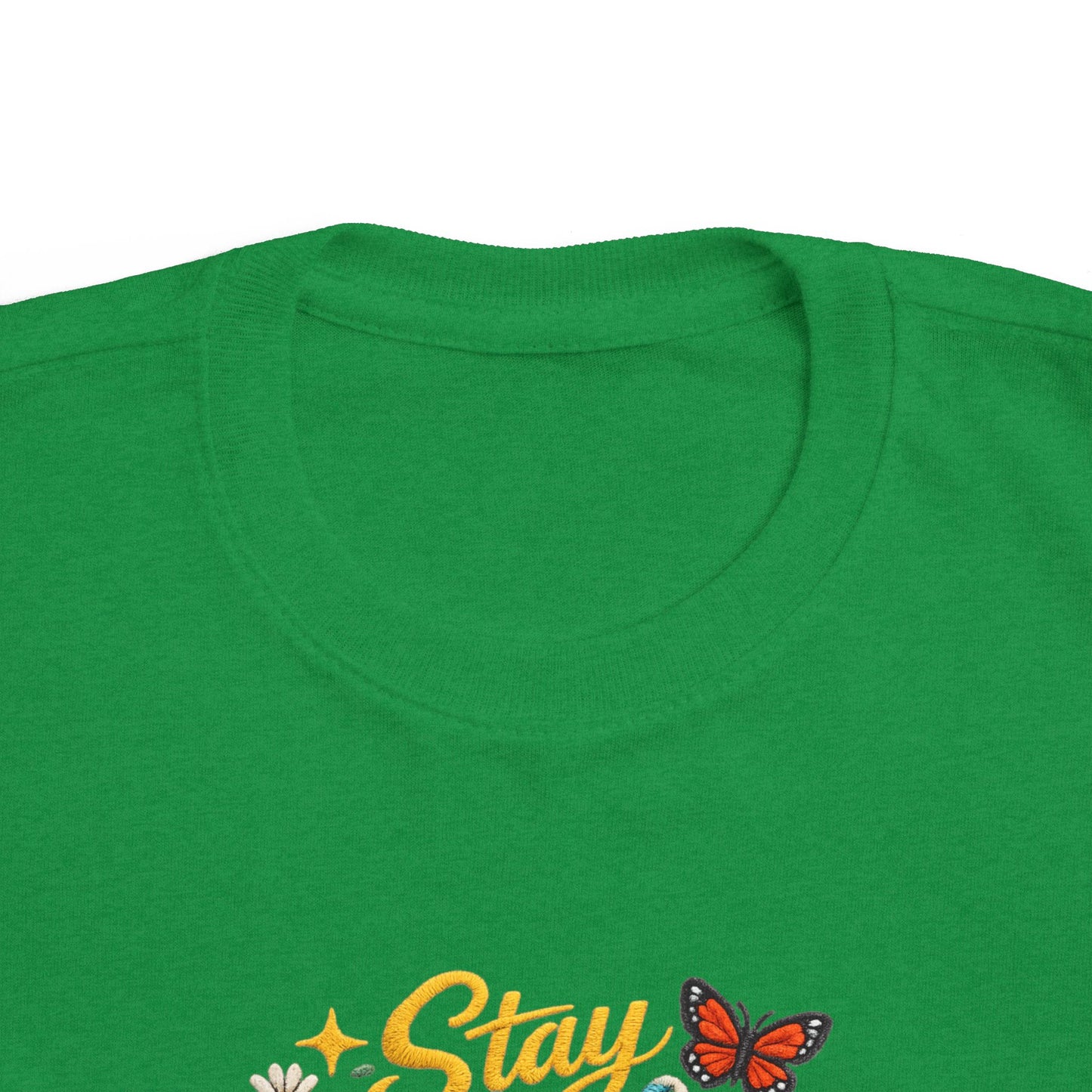 Dream Big Babe Toddler Tee | Retro Floral Butterfly Graphic