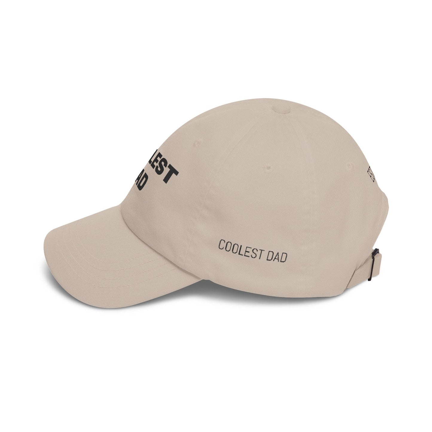 Coolest Dad Embroidered Cap — 'Coolest Dad' Front & 'EST 2007' Back
