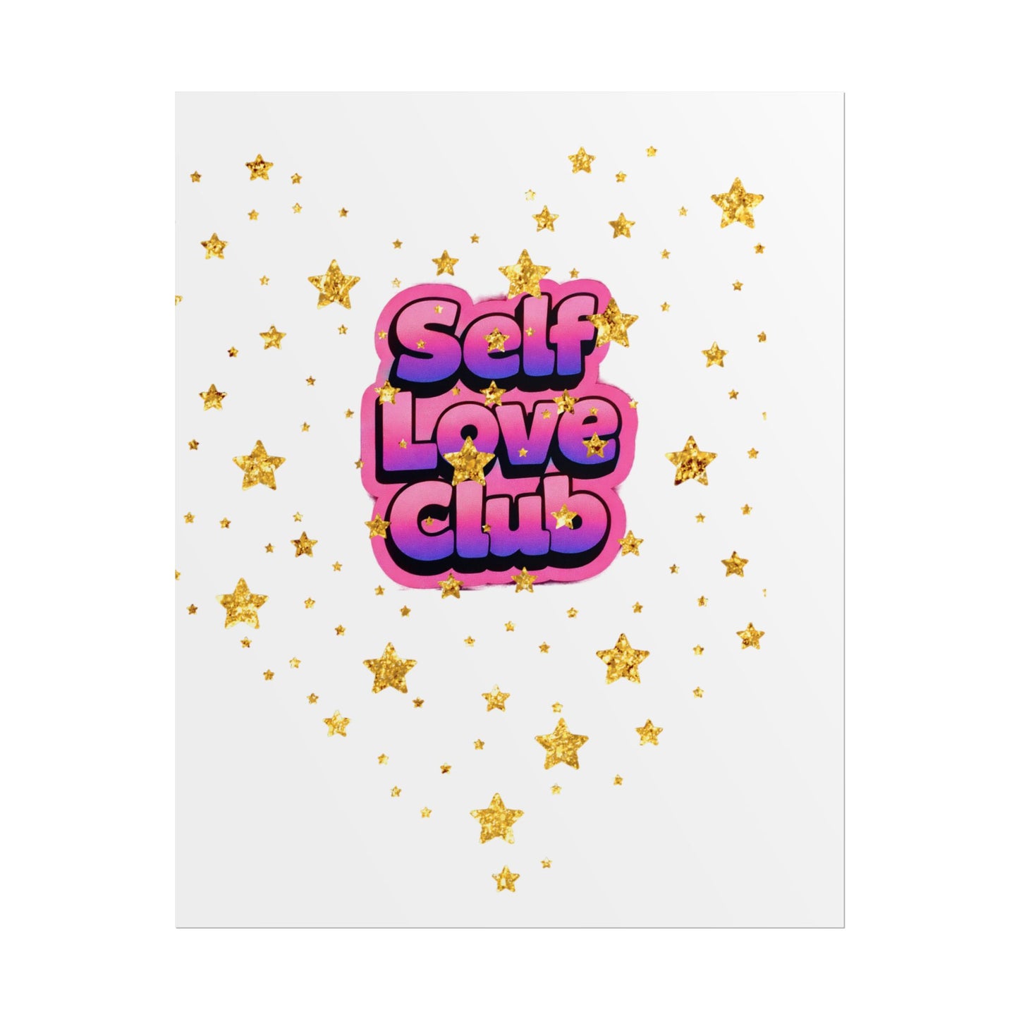 Self Love Club Poster FOR GIRLS