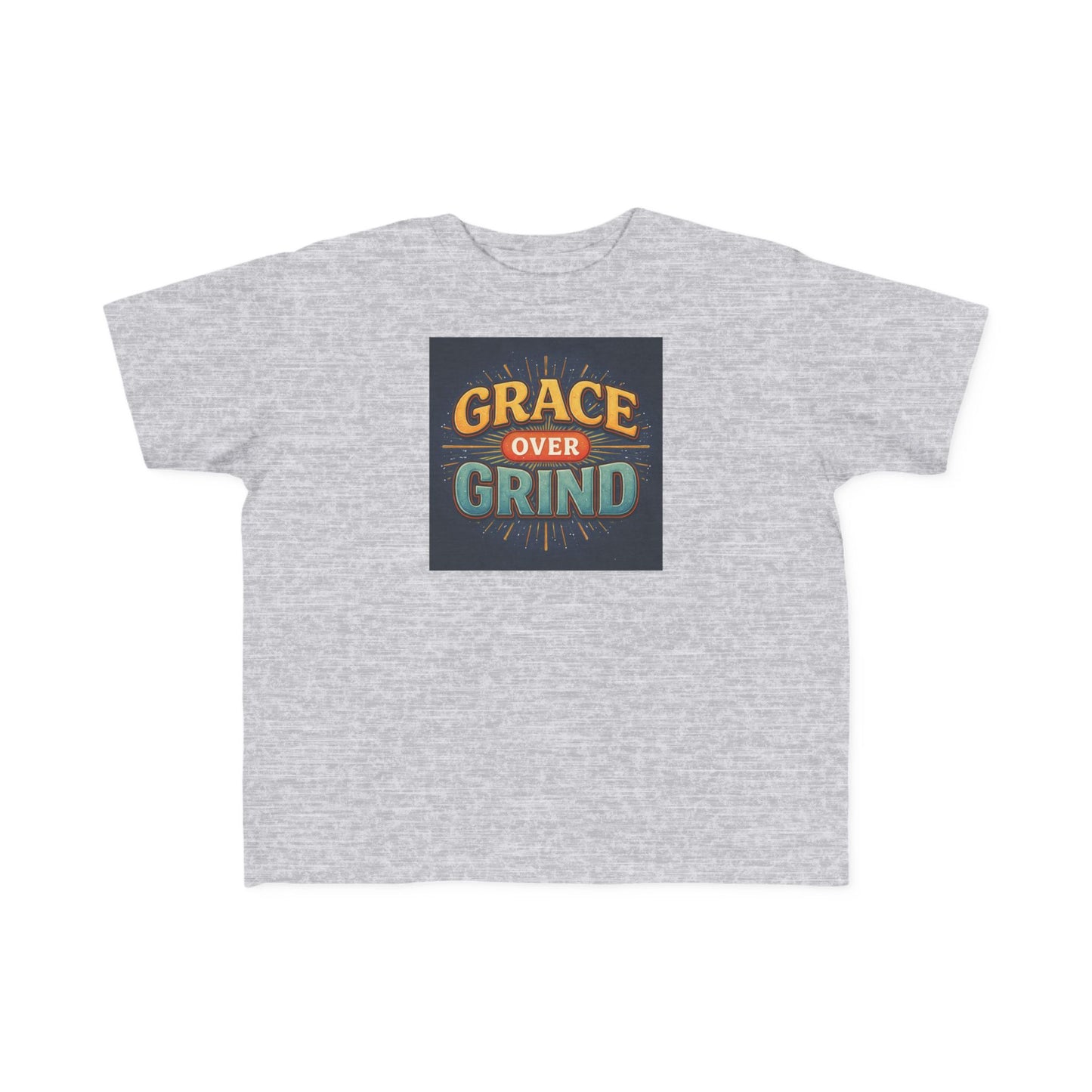 Grace Over Grind Retro Inspirational Toddler T-Shirt