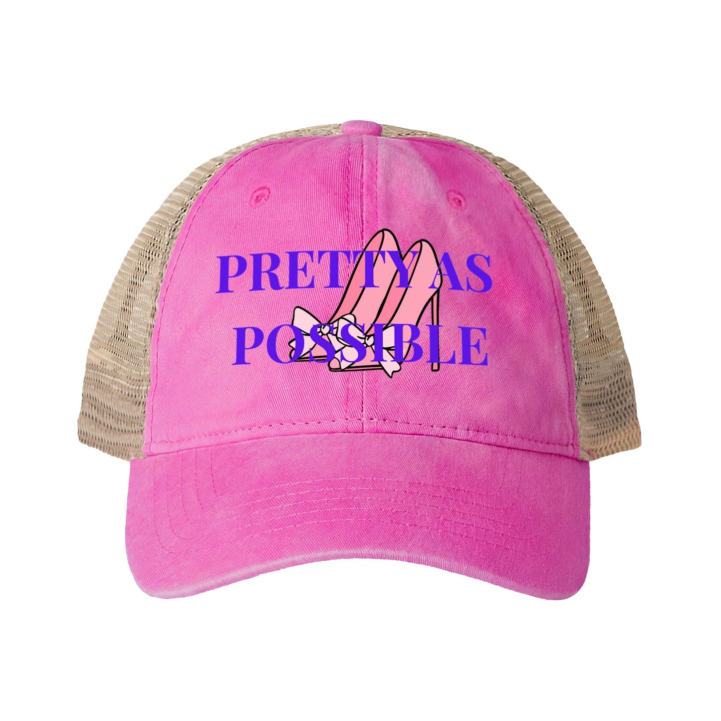 Women's Washed Mesh-Back Cap