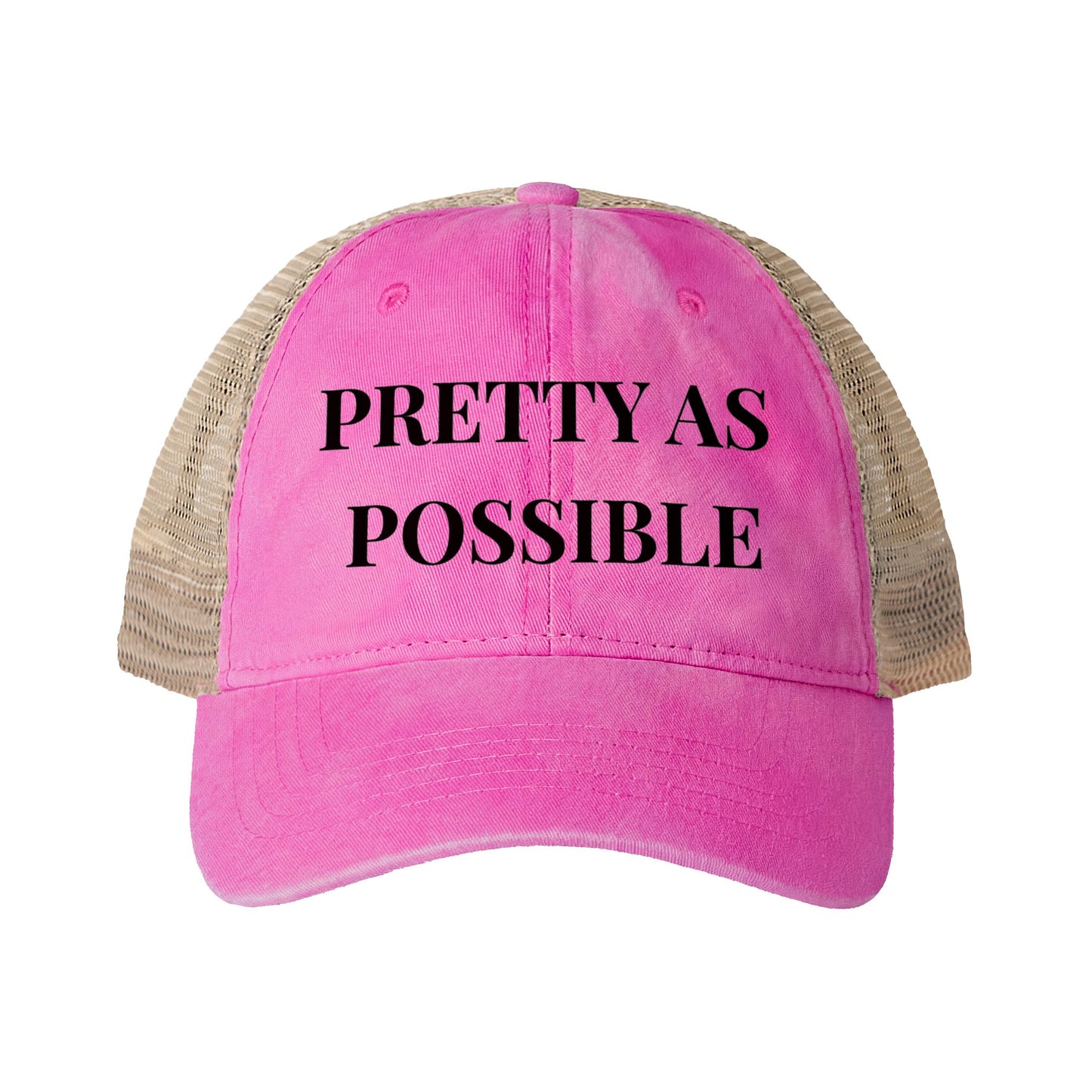 Women's Washed Mesh-Back Cap