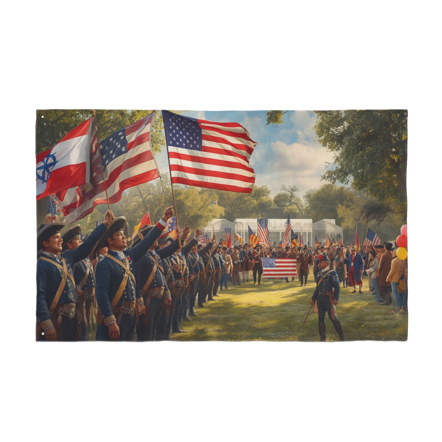 Historic usa flag