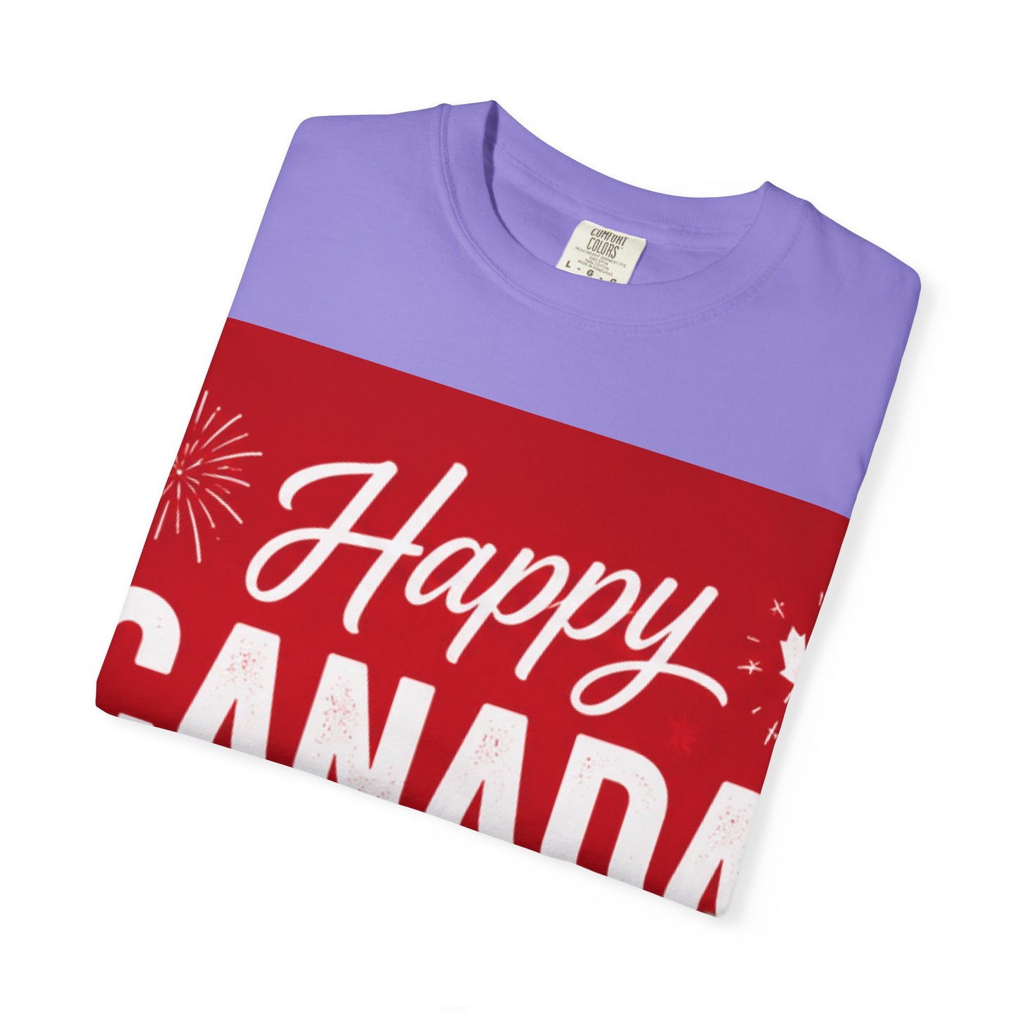 Happy Canada Day T-Shirt — Red Maple Leaf Canada Day Tee