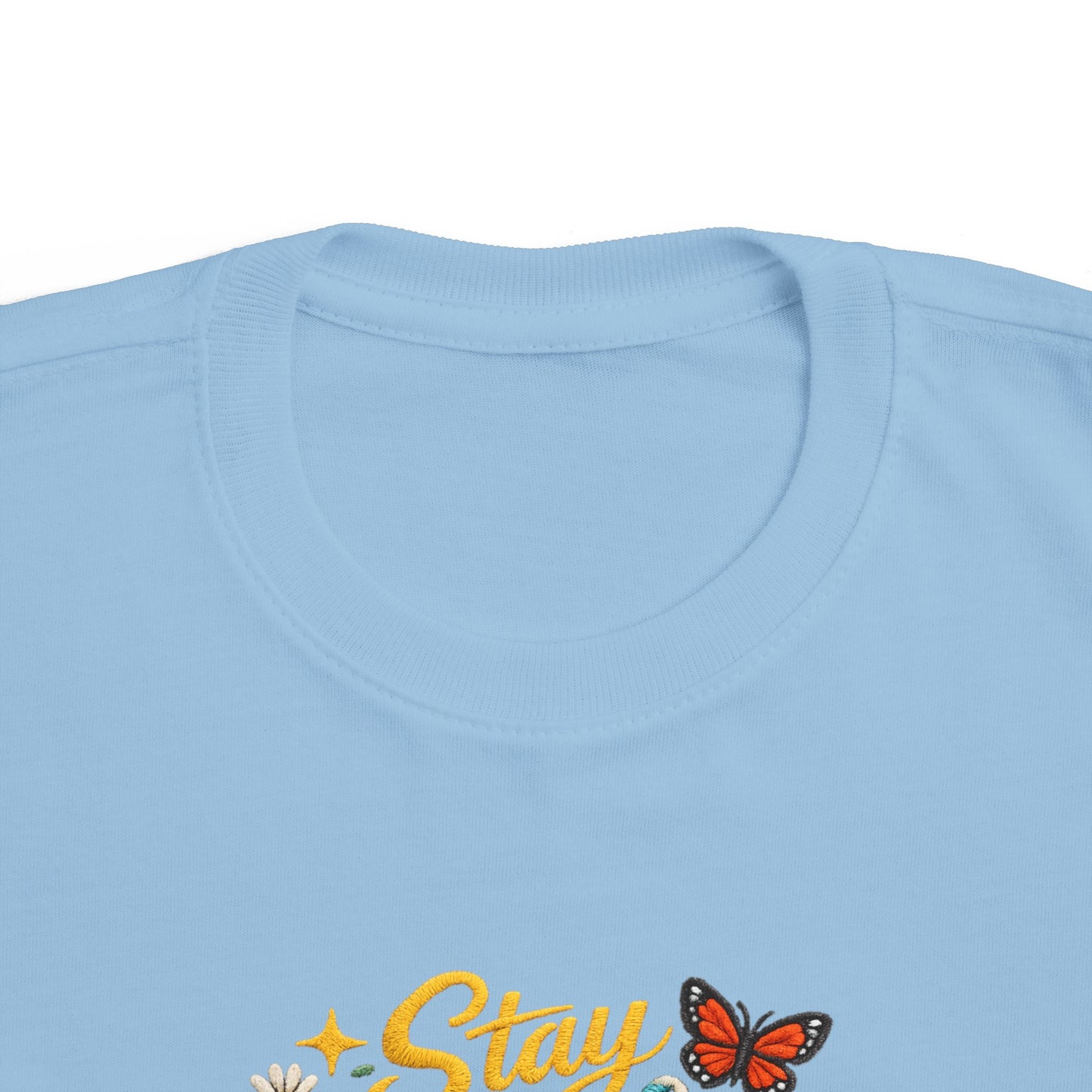 Dream Big Babe Toddler Tee | Retro Floral Butterfly Graphic