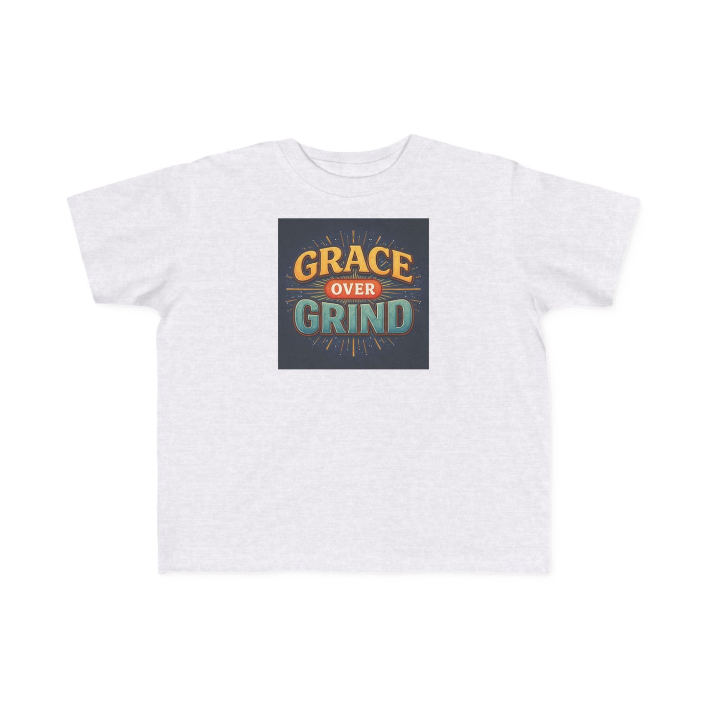 Grace Over Grind Retro Inspirational Toddler T-Shirt