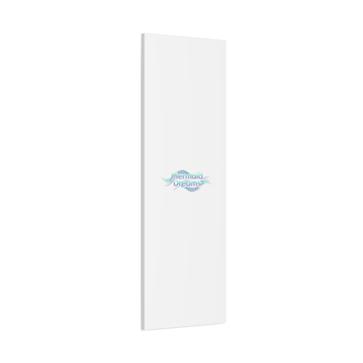 Mermaid Dreams Matte Canvas | iridescent text, pearly word accent