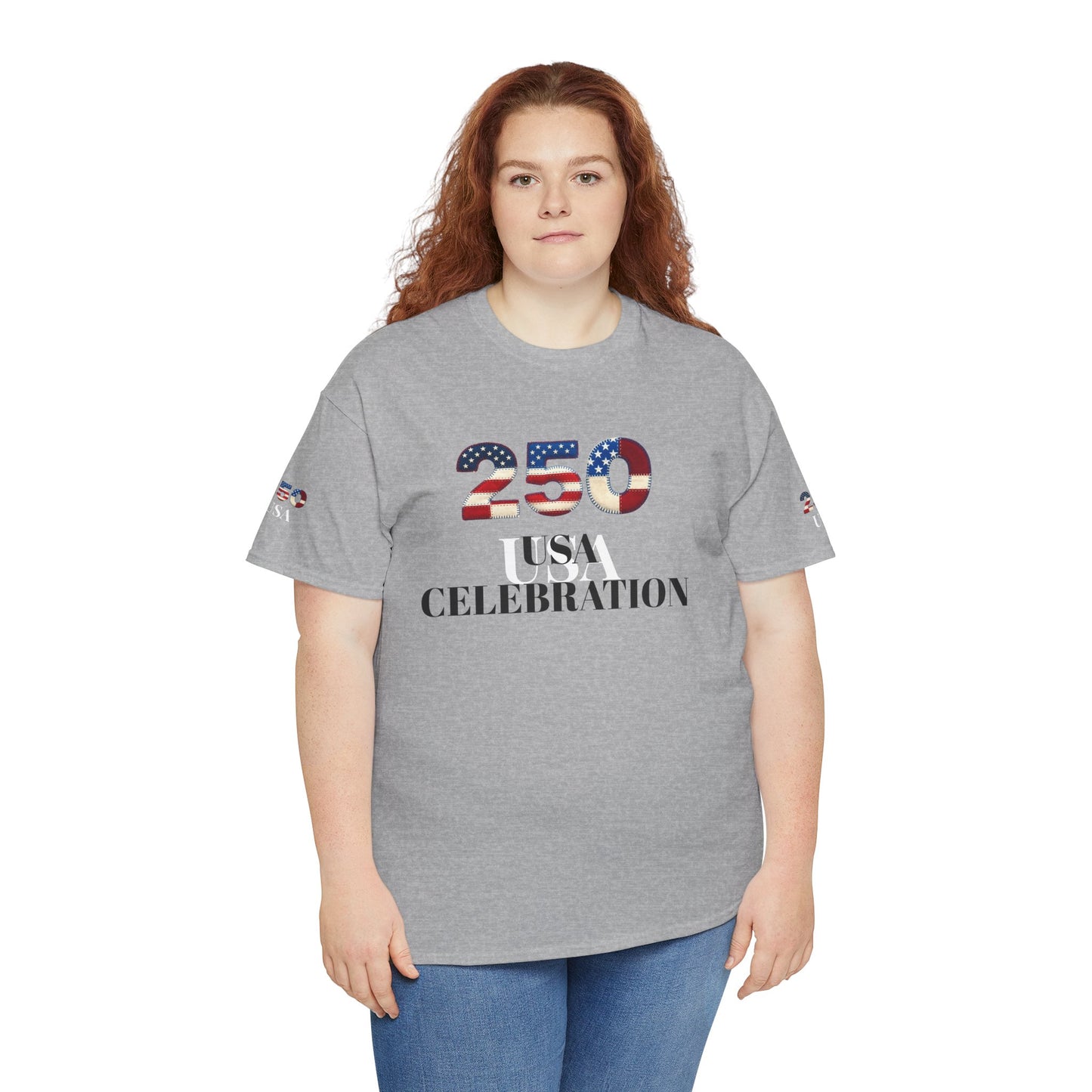 250 USA Celebration T‑Shirt — Patriotic 4th of July Tee
