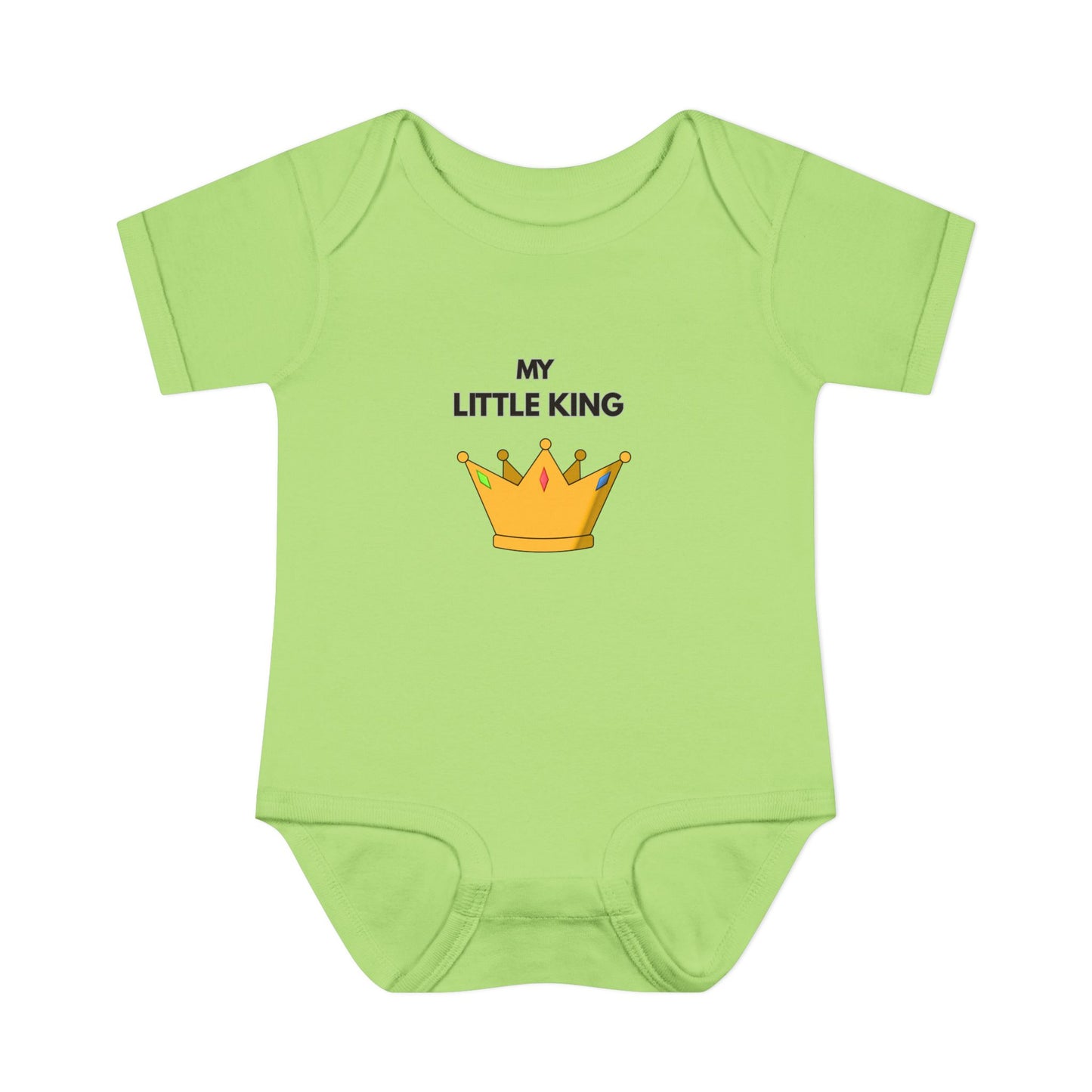 Infant Bodysuit — "My Little King" Baby Onesie