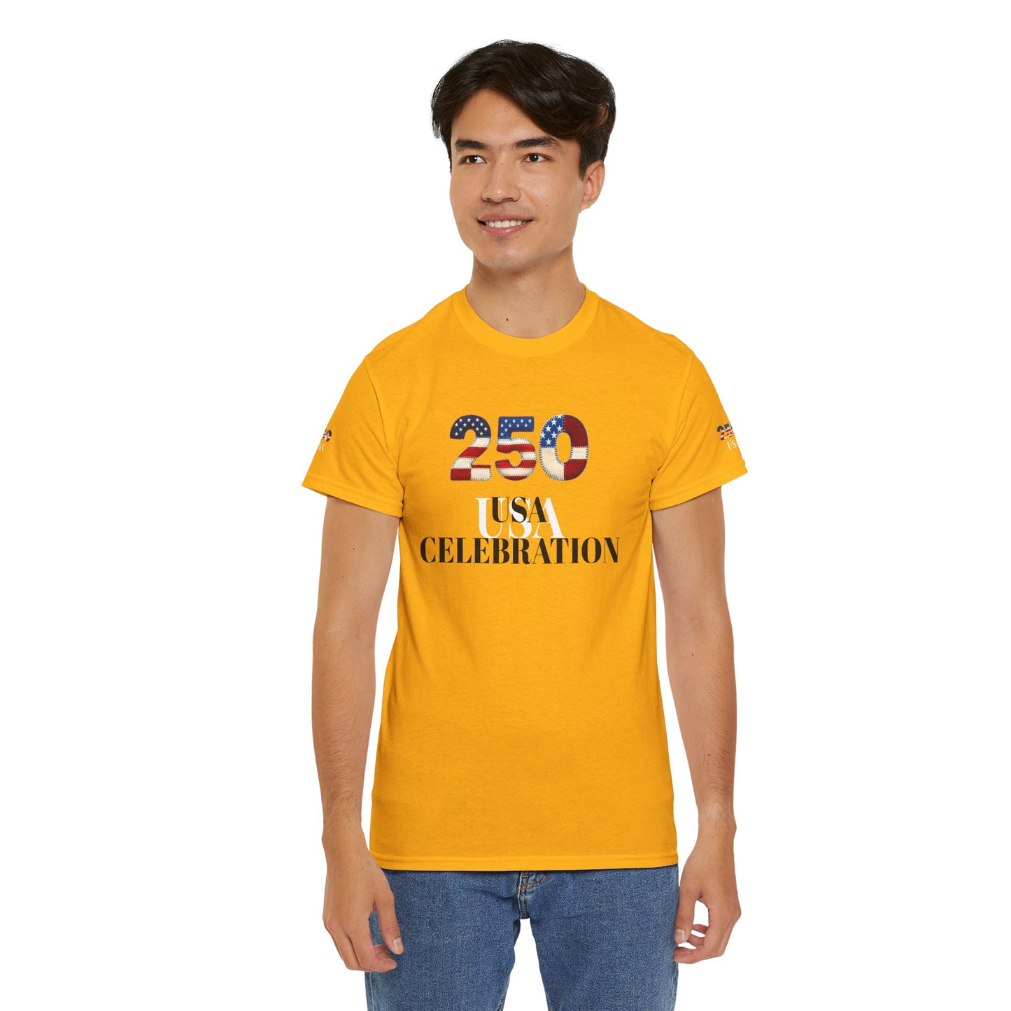 250 USA Celebration T‑Shirt — Patriotic 4th of July Tee