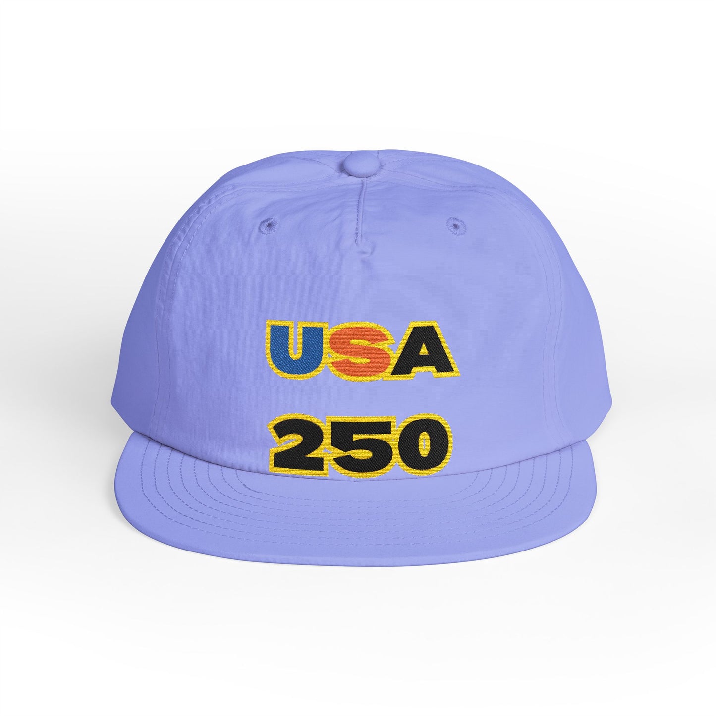 USA 250 Surf Cap | Embroidered Trucker Hat, White Snapback