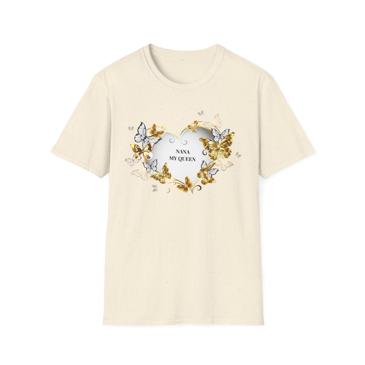 Nana My Queen Butterfly Heart T-Shirt — Grandma Mother's Day Gift