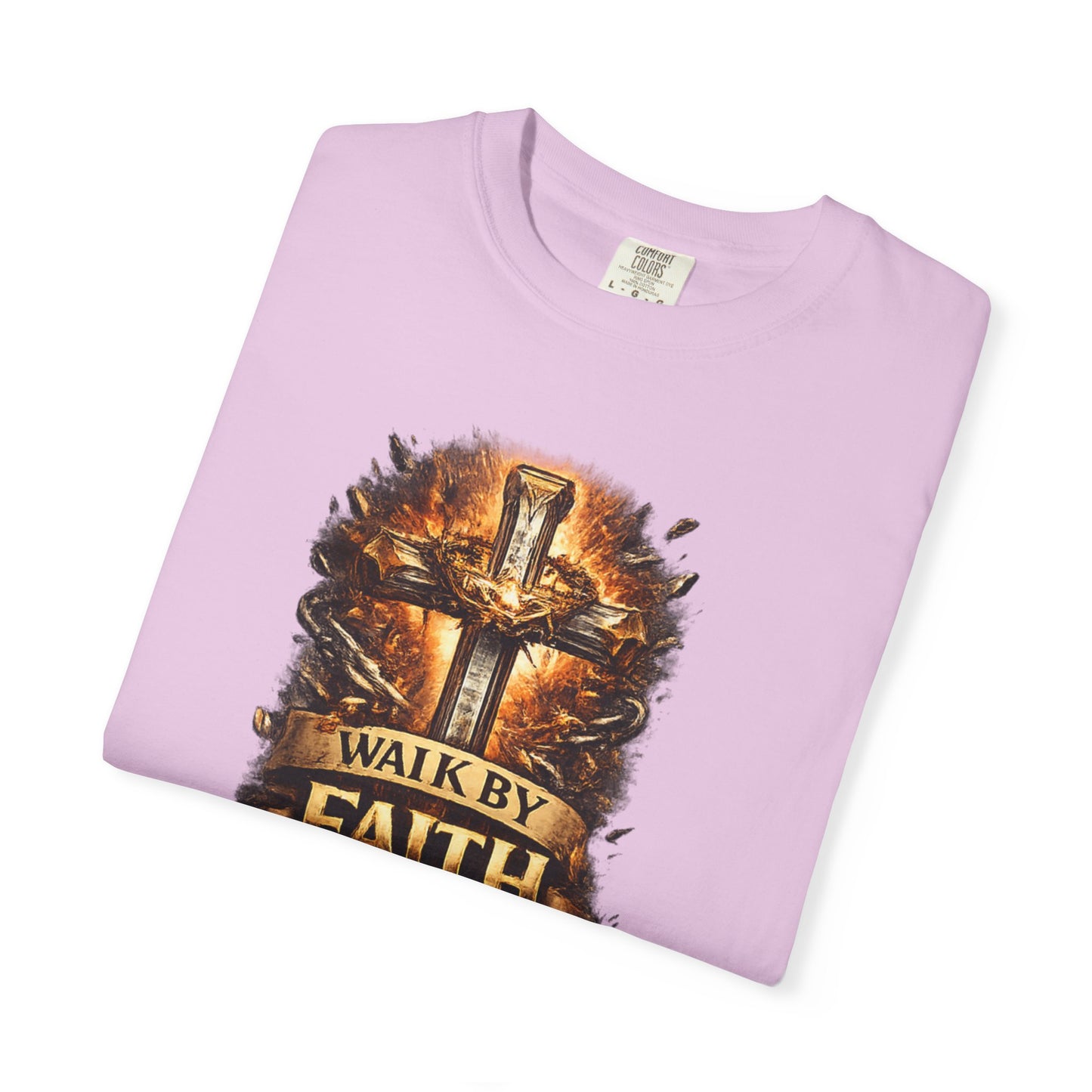 Walk By Faith T-Shirt — Christian Armor Graphic Tee