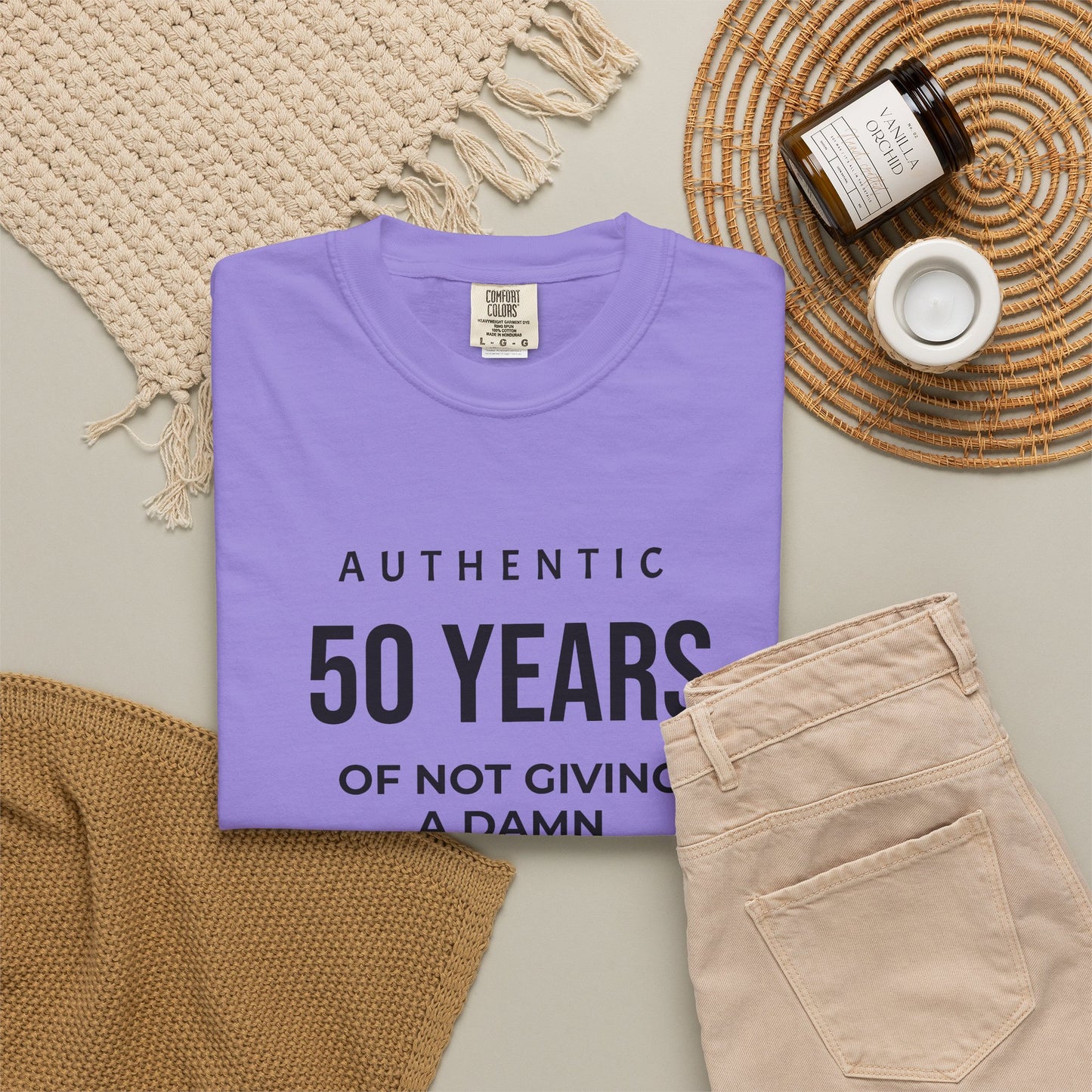 50 Years of Not Giving a Damn T-Shirt — Funny 50th Birthday Tee