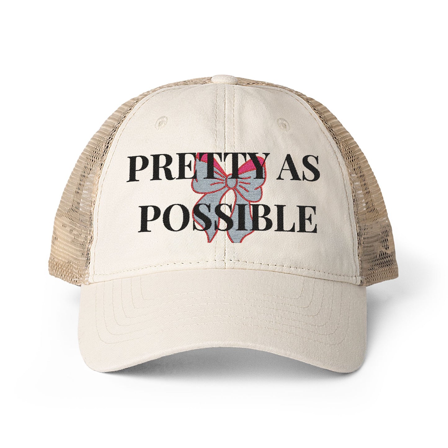 Women's Washed Mesh-Back Cap
