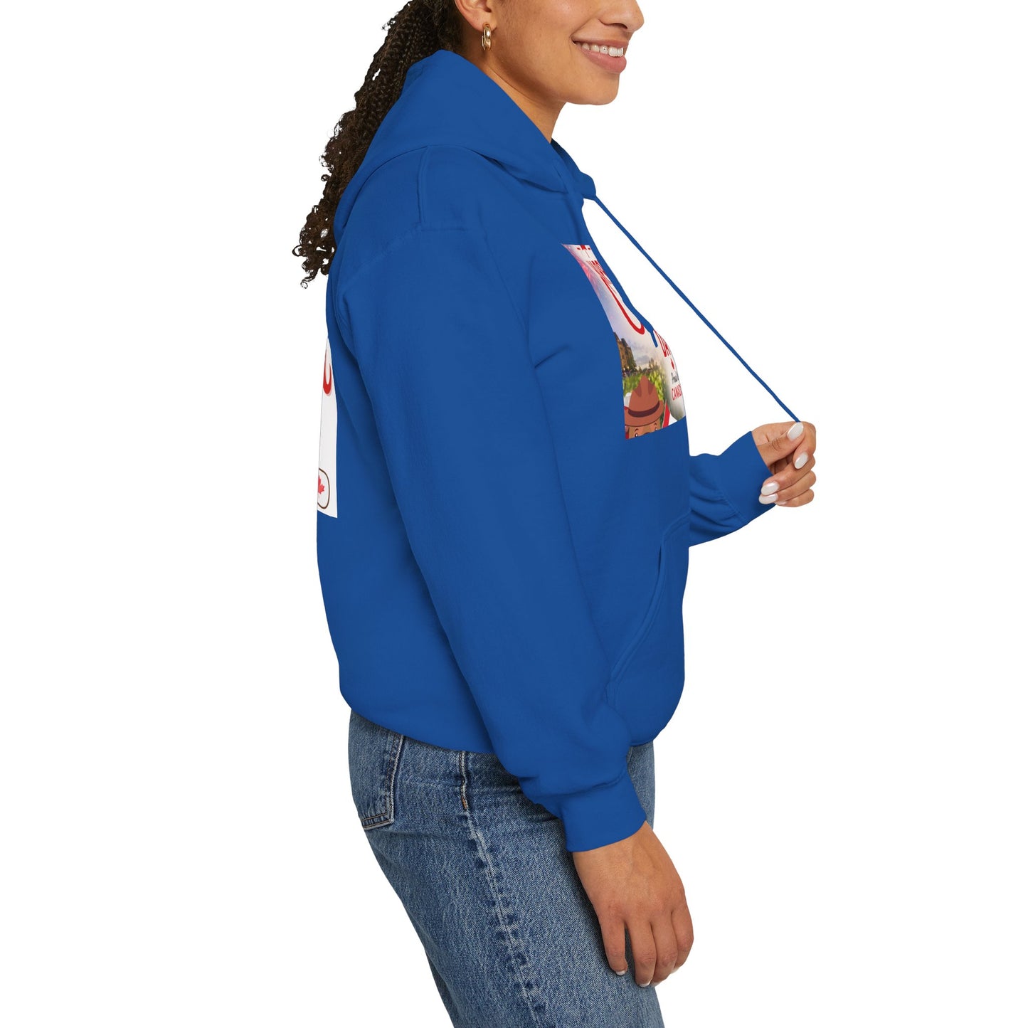 Canada Day Hoodie — "Happy Canada Day! Proud Canadian" Celebration Sweatshirt