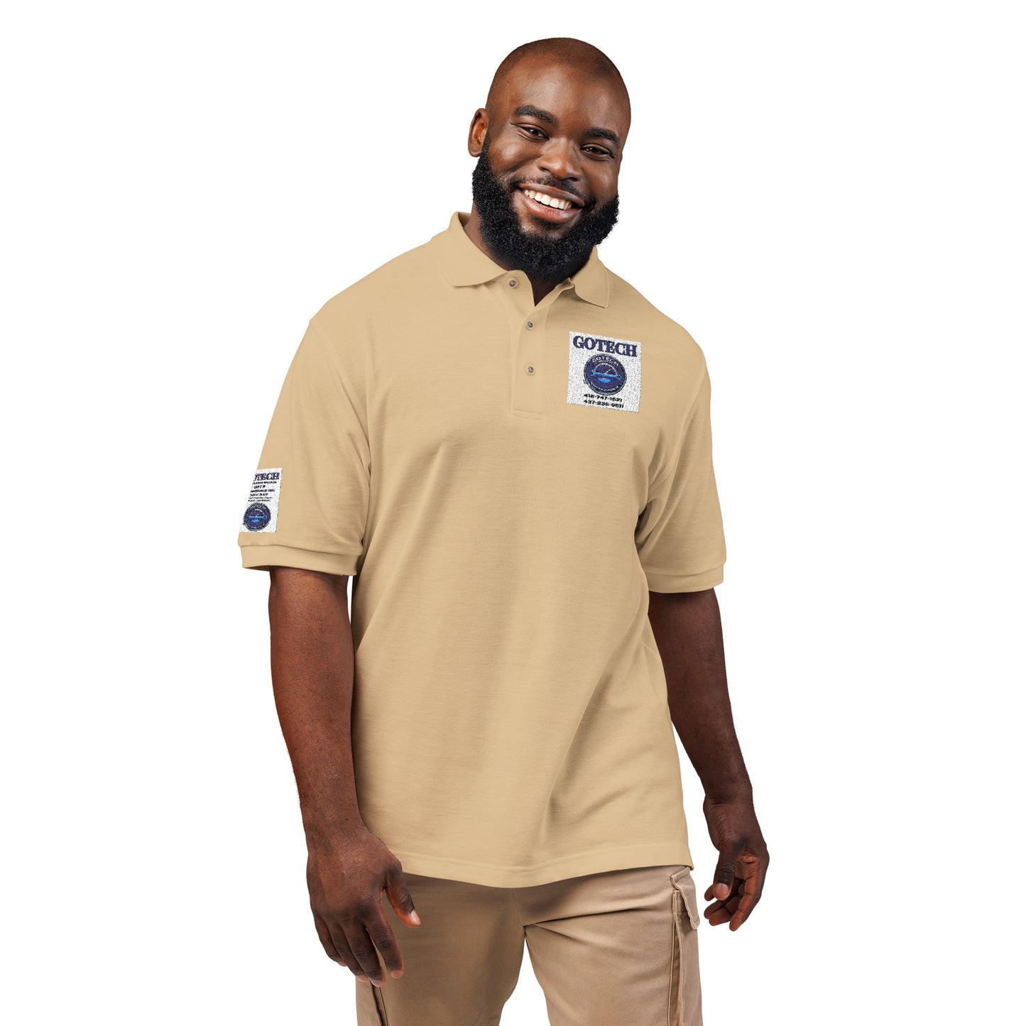 Embroidered Polo Shirt for Male and Female