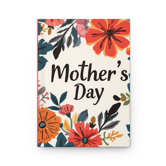Mother's Day Floral Hardcover Journal