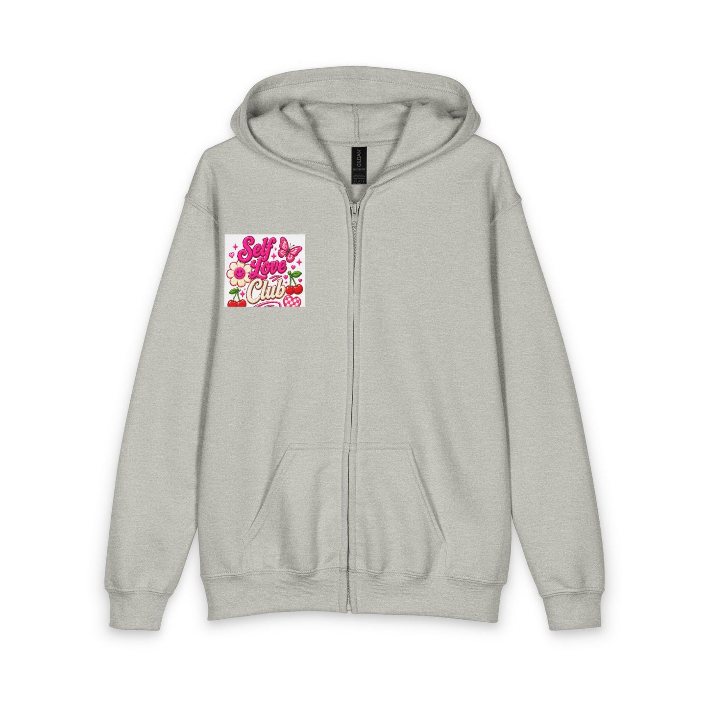 Say Love Club hoodie | Youth Zip-Up Hoodie