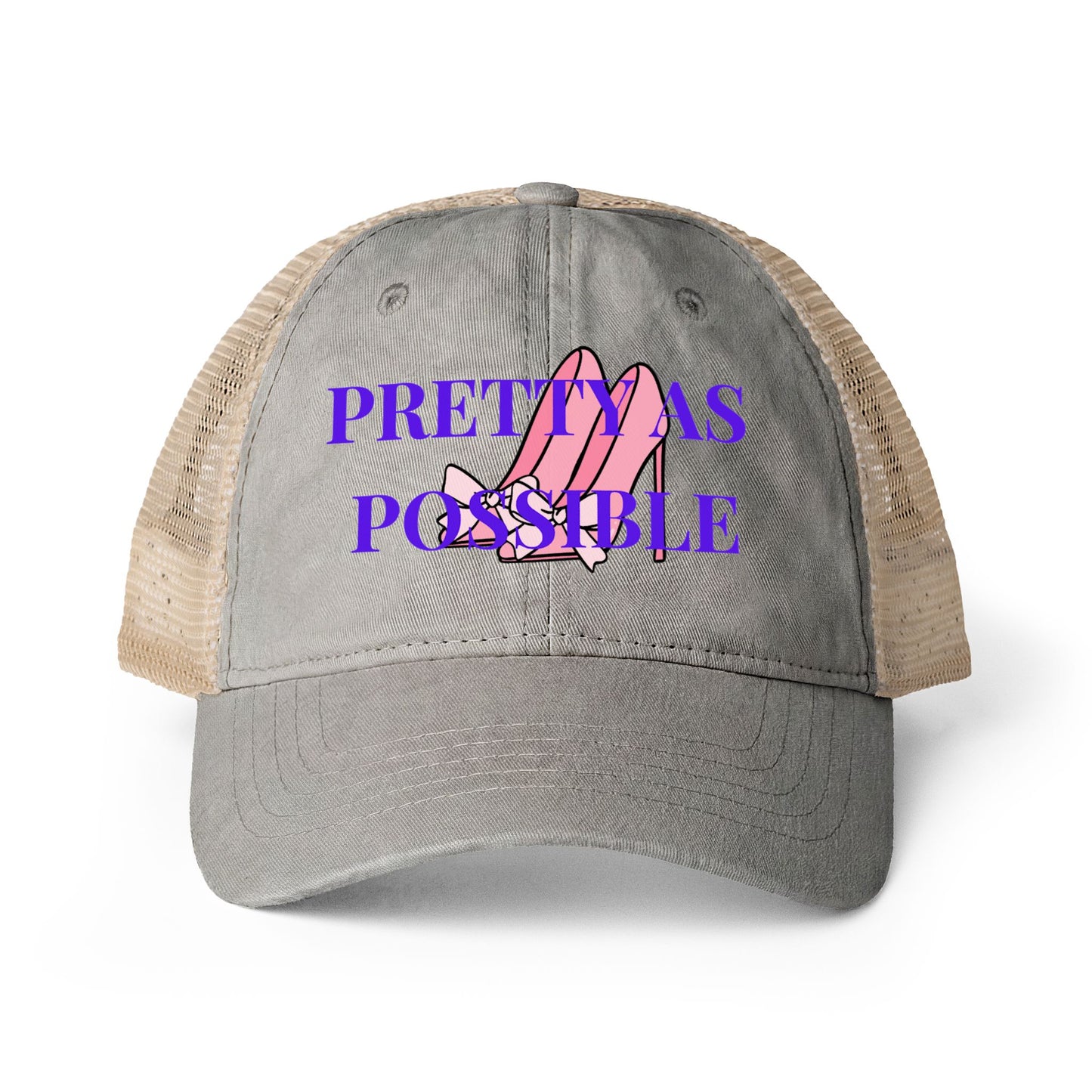 Women's Washed Mesh-Back Cap