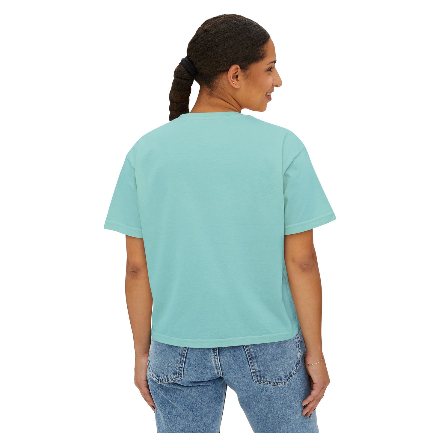 Fearless Female Raised Fist Graphic T-Shirt | Boxy Tee