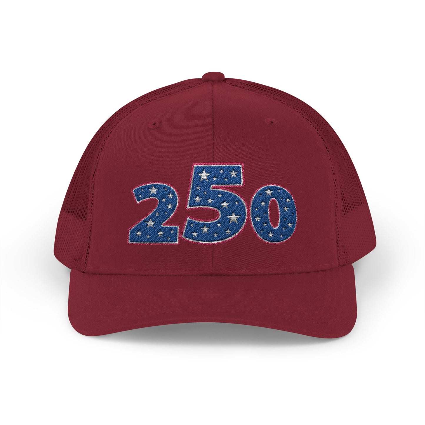 Blue Glitter 250 Patch Snapback Cap | Trucker Mesh Hat