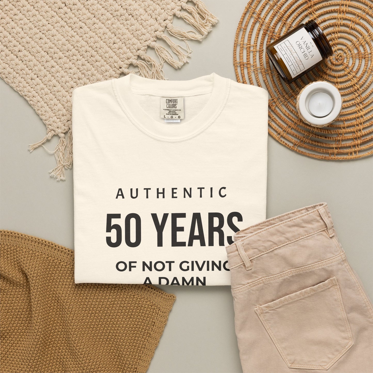 50 Years of Not Giving a Damn T-Shirt — Funny 50th Birthday Tee