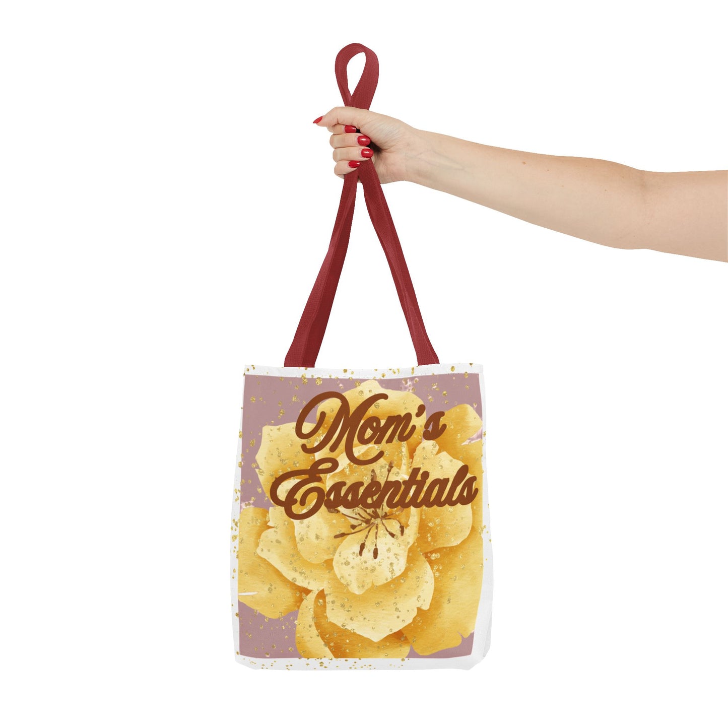 Mom Tote Bag | Mother’s Day Gift | Blush Pink Gold Minimal Tote | Everyday Mom Bag