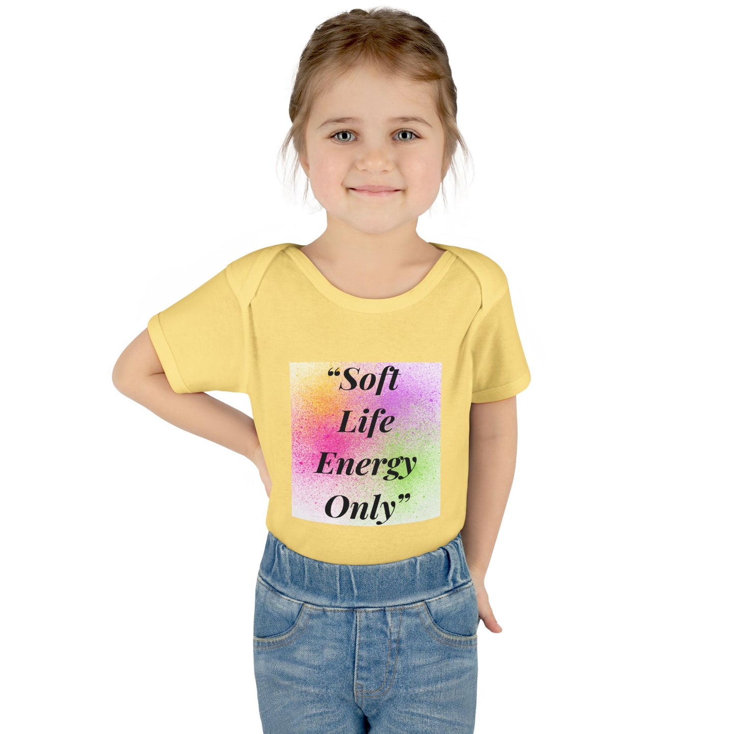 Cute Soft Life Energy Only Baby Bodysuit