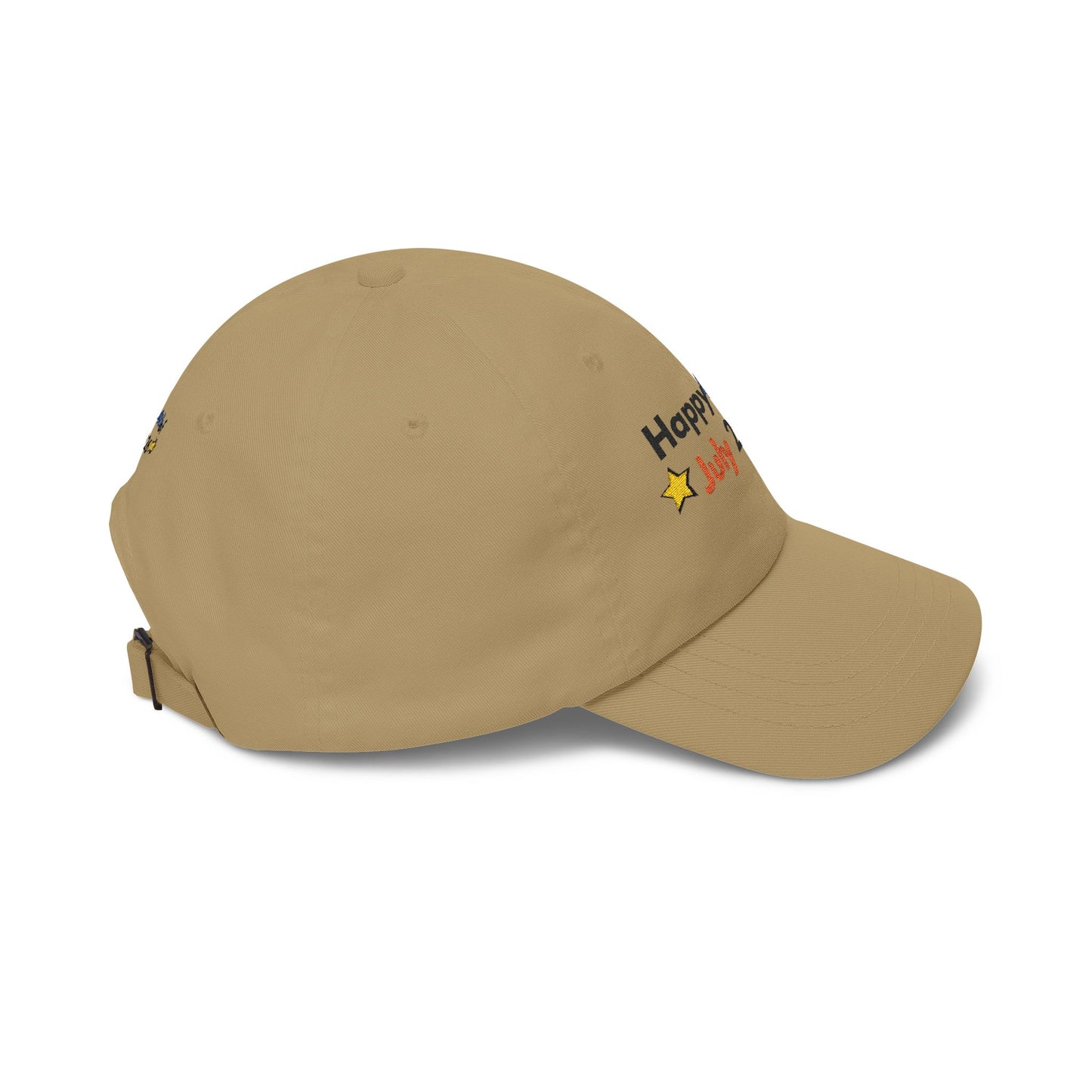 Happy 4th of July 2026 Dad Cap | Patriotic Embroidered Baseball Hat